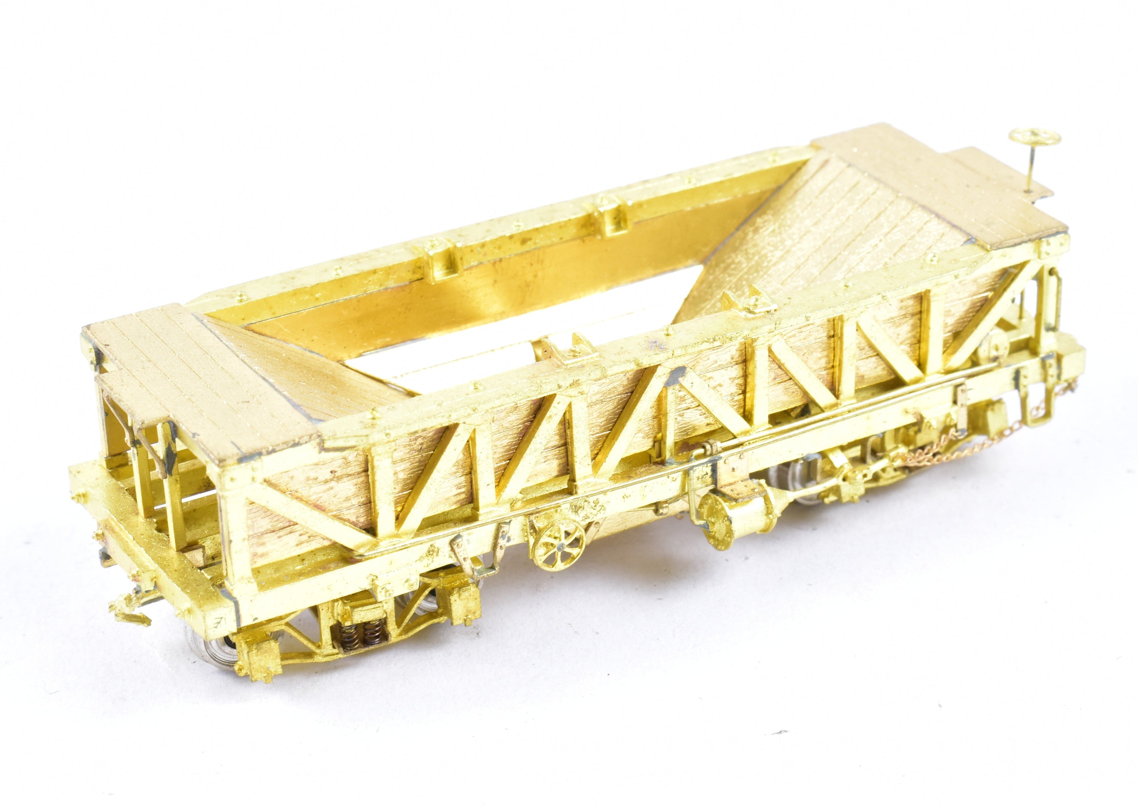 HOn3 Scale Brass OMI - Overland Models, Inc. Rock Car with Sprung Trucks for Various Railroads