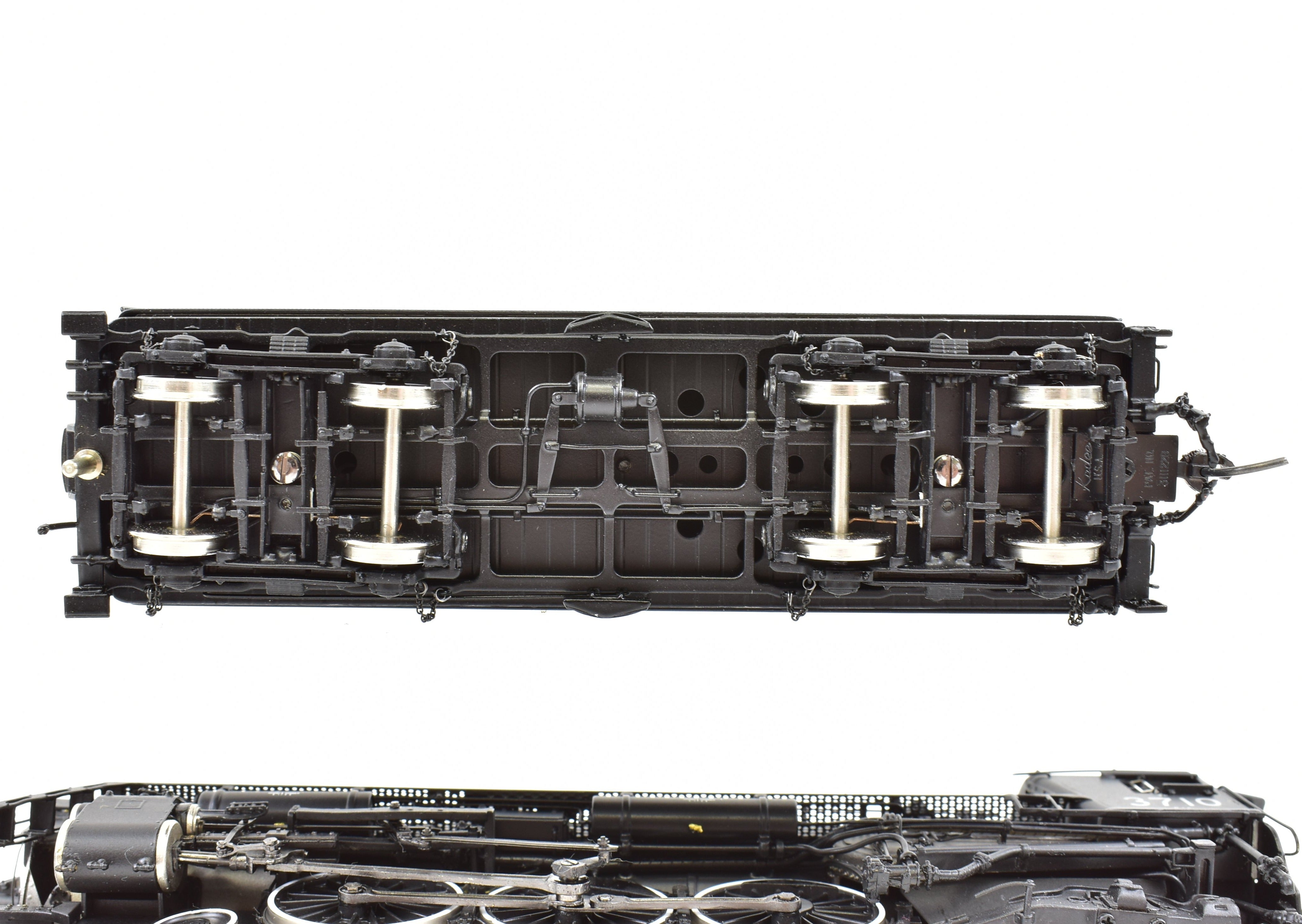HO Brass DVP Boston & Maine P-4a 4-6-2 Pacific FP #3710 with Skyline Casting, 2010 Model