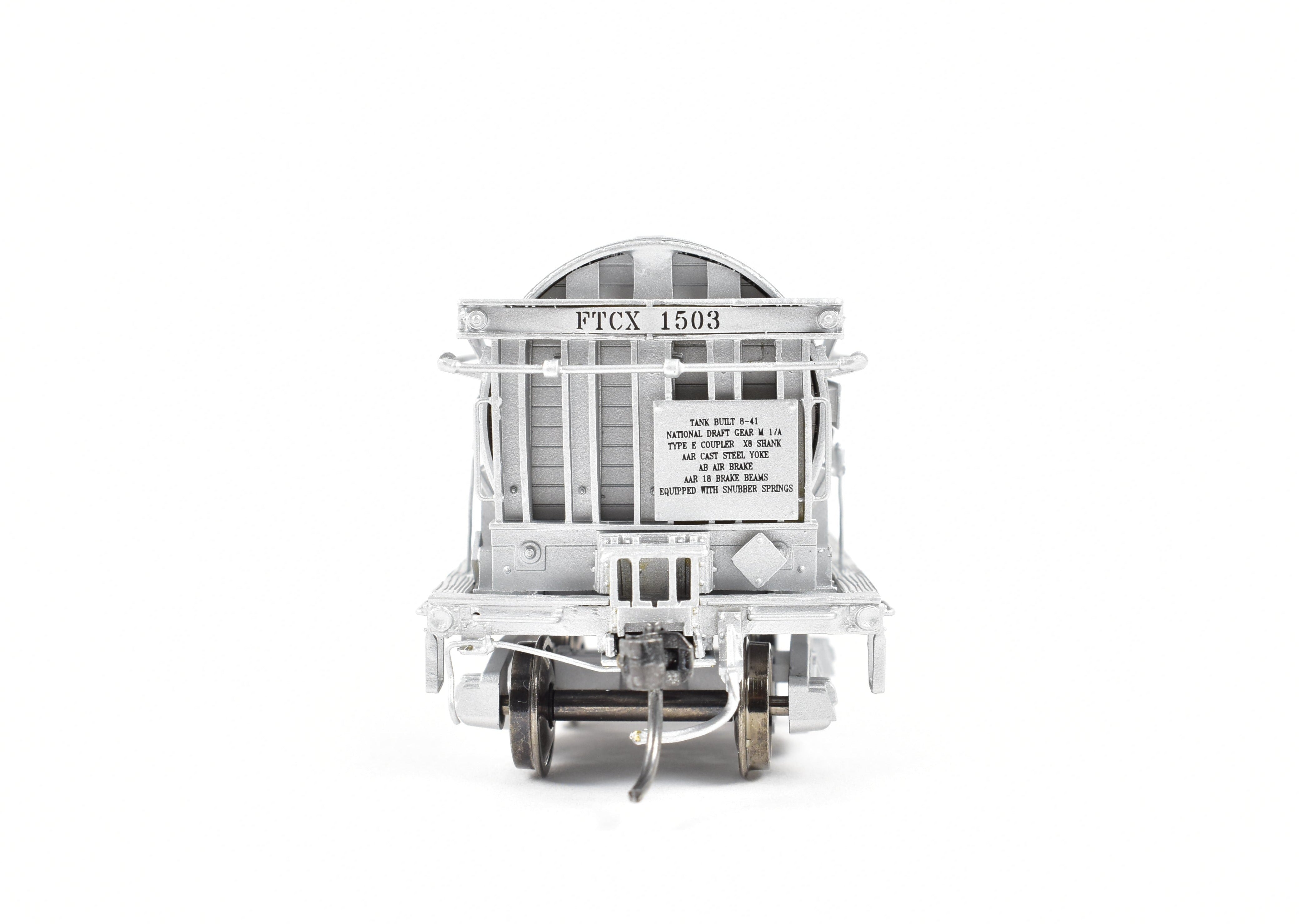 HO Scale New Brass Model Car for North Bank Line with Various Roads - FTCX 1503 Fleishman's Vinegar Brand