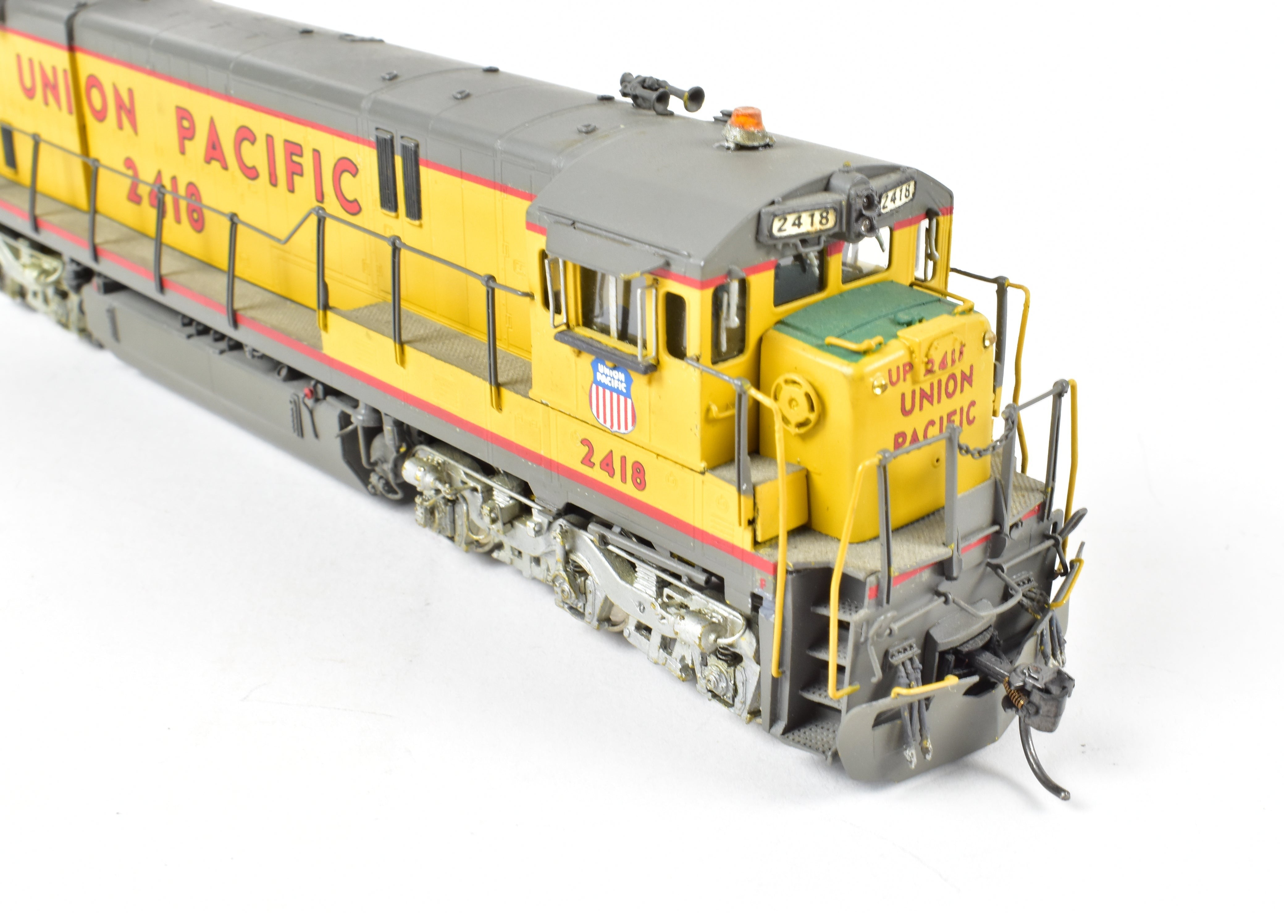 HO Scale Brass Diesel Locomotive Model - Overland Models, Inc. Union Pacific GE C - 30 - 7 with 4 - Window Cab and without Anticlimber CP