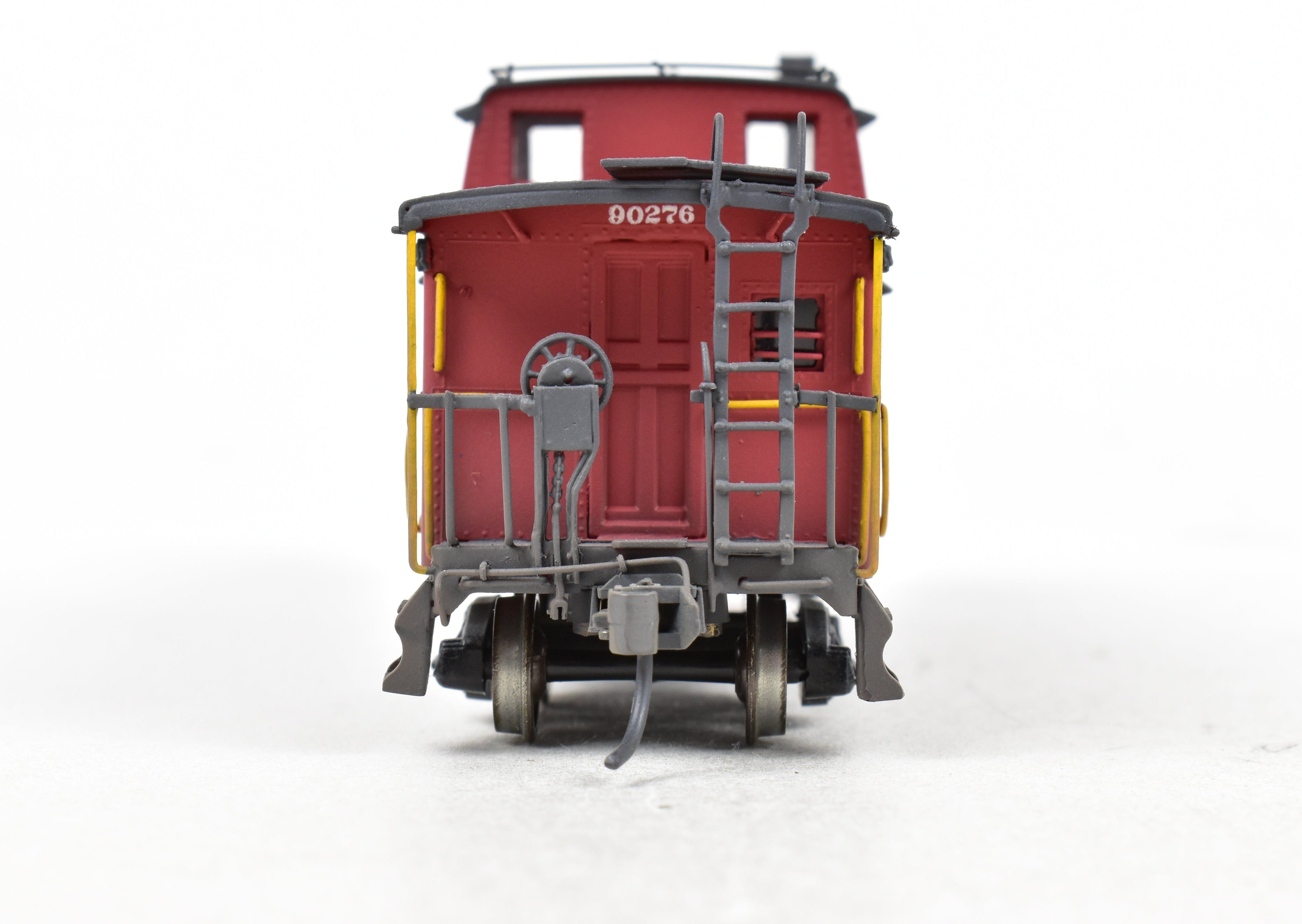 HO Brass OMI C&O Steel Caboose #90276 with Custom Paint & Weathering