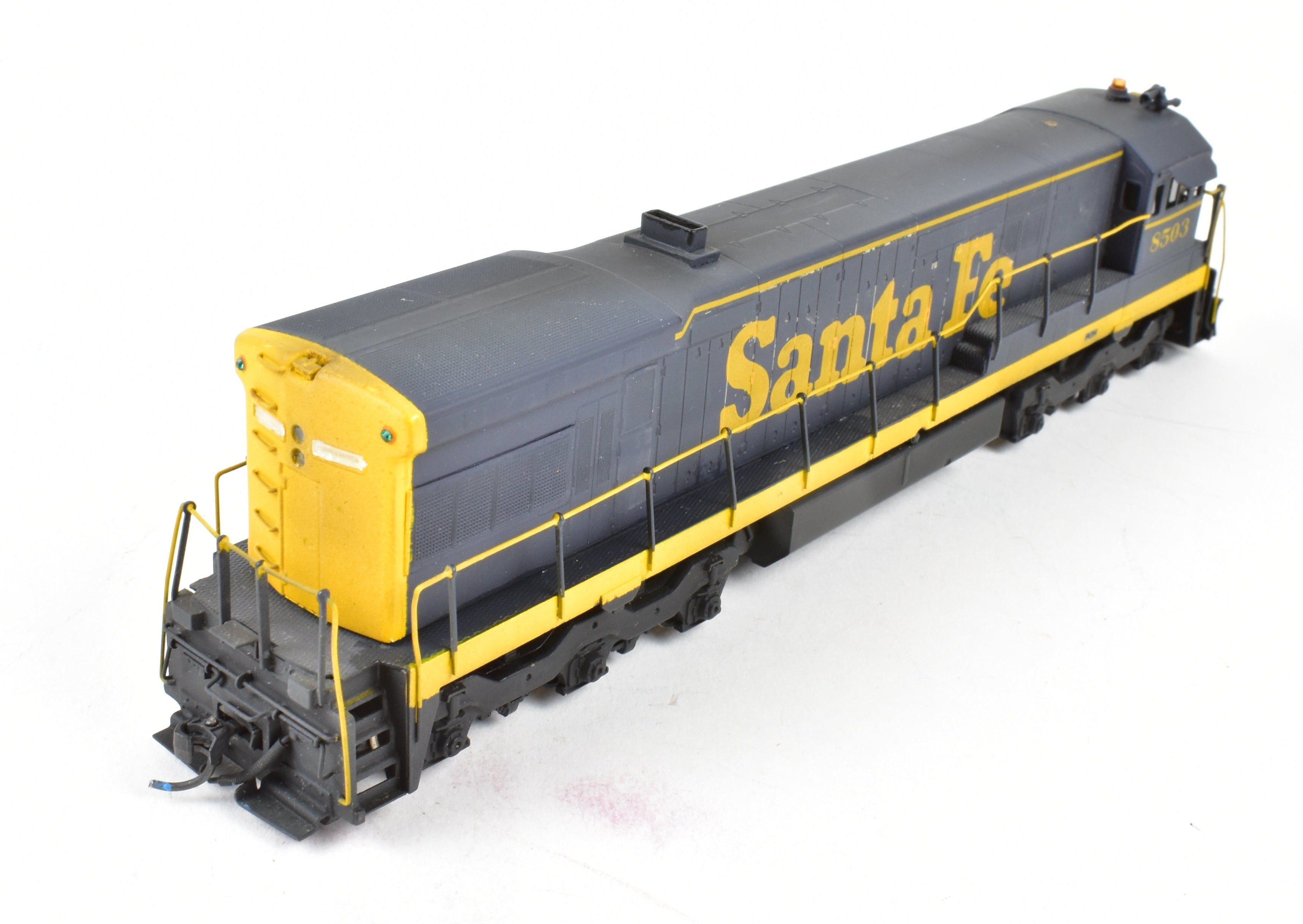 Custom Painted HO Brass Alco Models ATSF Santa Fe GE U - 33C Diesel