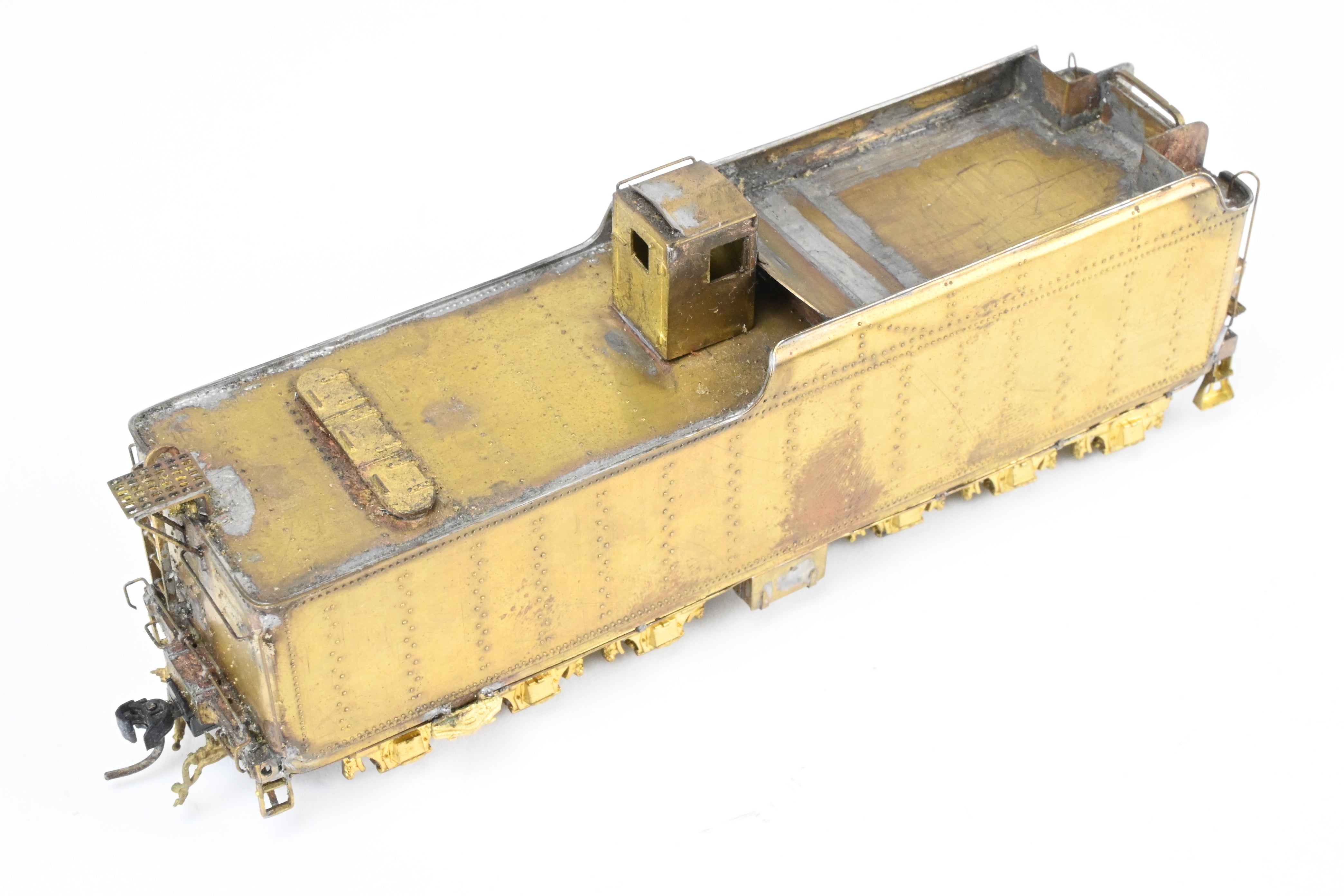 HO Scale Custom-Made Brass Model Train - Missouri Pacific 2100 Series 4-8-4 Locomotive, Specifically Built as No. 2104, a One-of-a-Kind Creation by Joe G. Collias