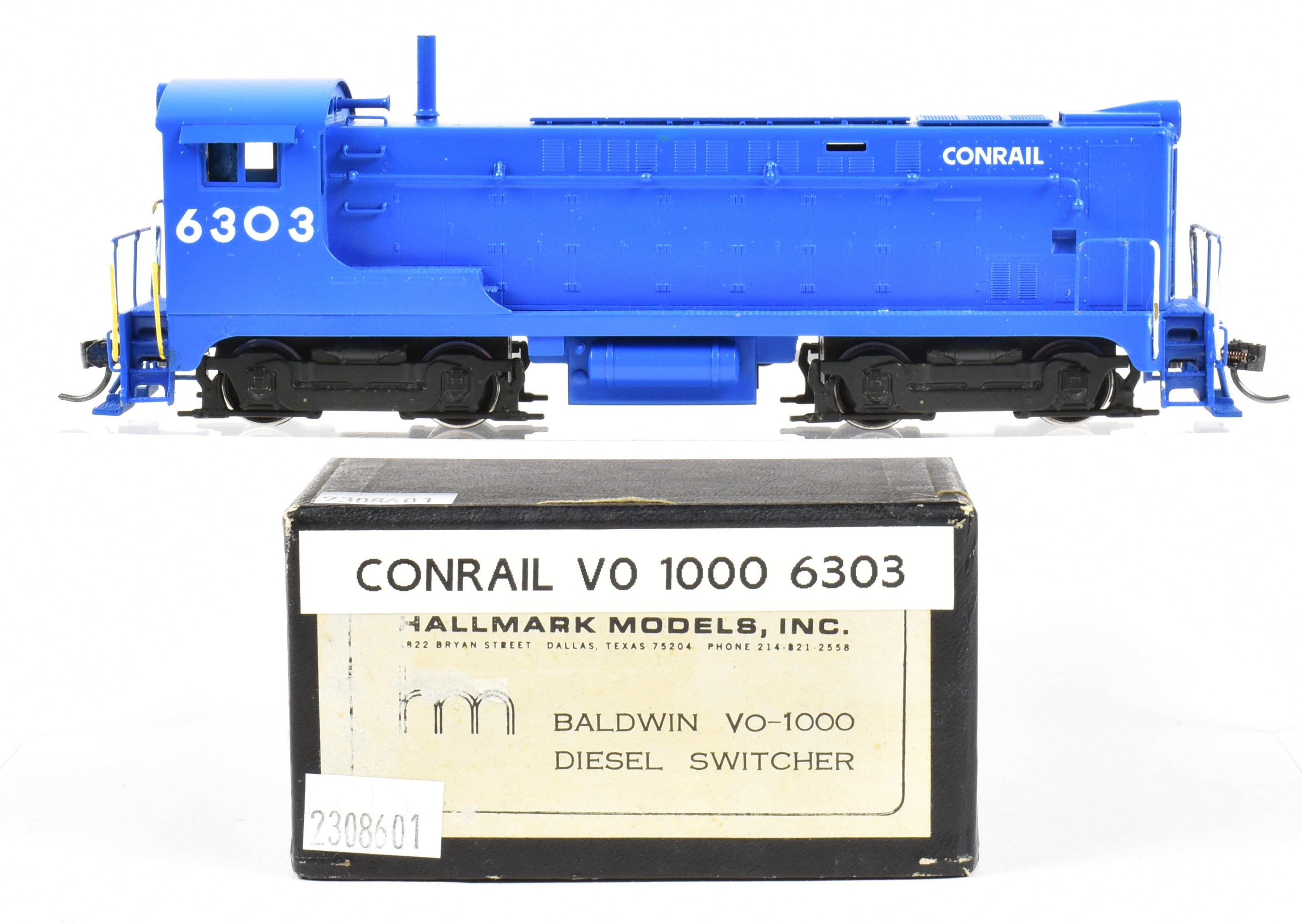 High - Quality HO Scale Brass Hallmark Models Custom - Painted Conrail Baldwin VO - 1000 Diesel Switcher Model