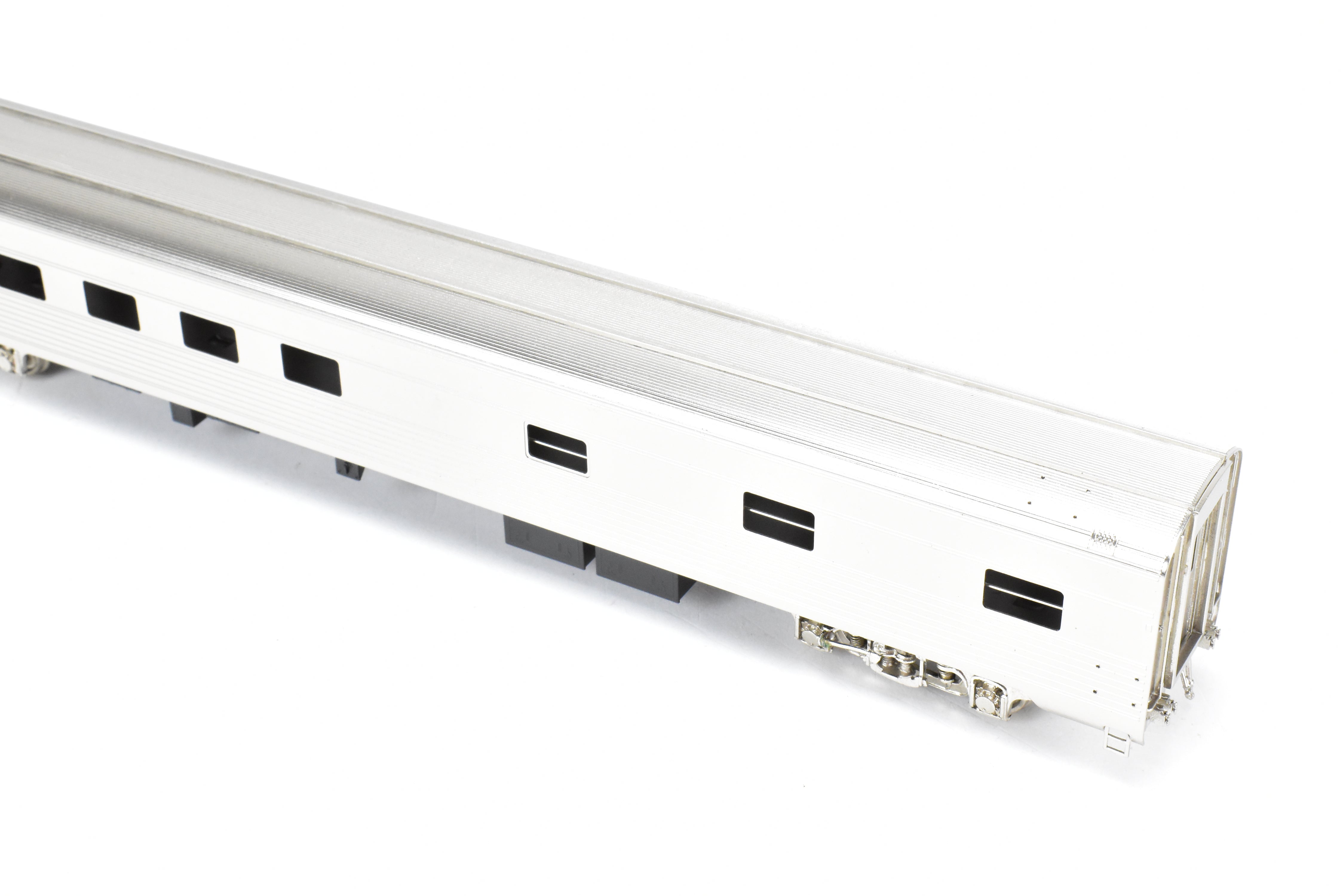 HO Scale Brass Model Train - Amtrak Budd 10 RMT - 6DBR Pacific Series Sleeper Heritage HEP Version by Cascade Models