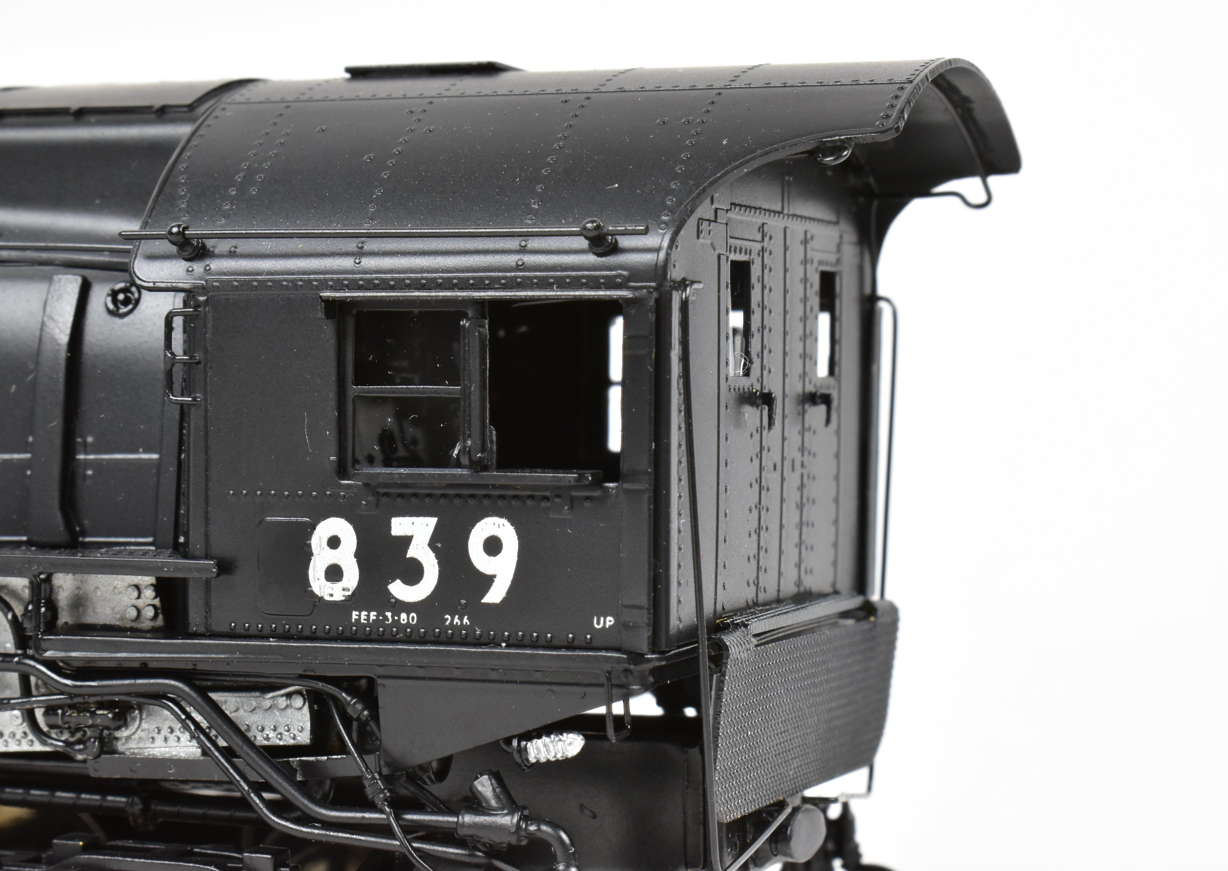 HO Scale Brass UP Union Pacific FEF - 3 4 - 8 - 4 FP No. 839 Triple Stack Model by Overland Models
