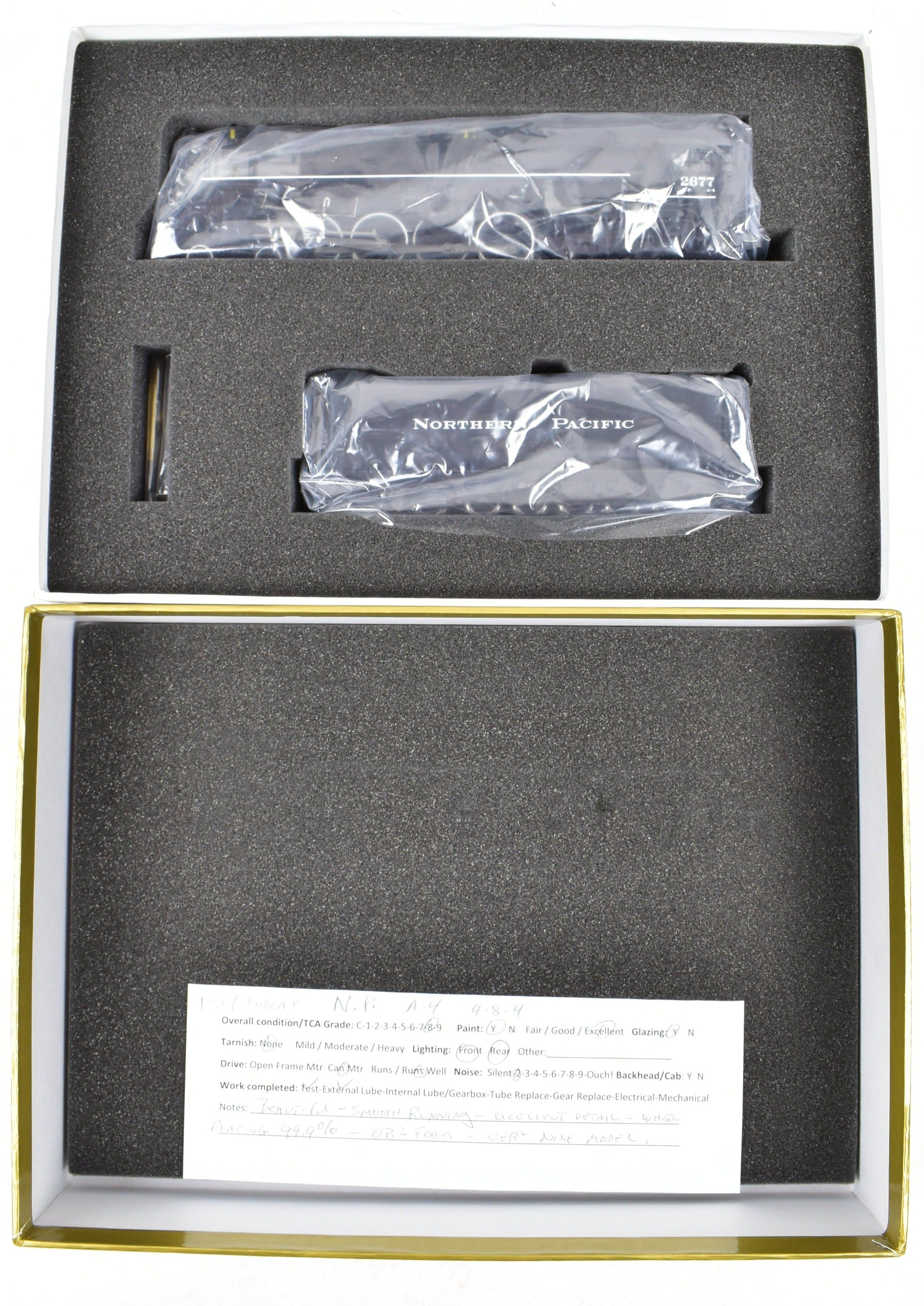 HO Scale Brass Model Train - Precision Scale Co. (PSC) Northern Pacific A-4 4-8-4 Northern FP Locomotive No. 2677