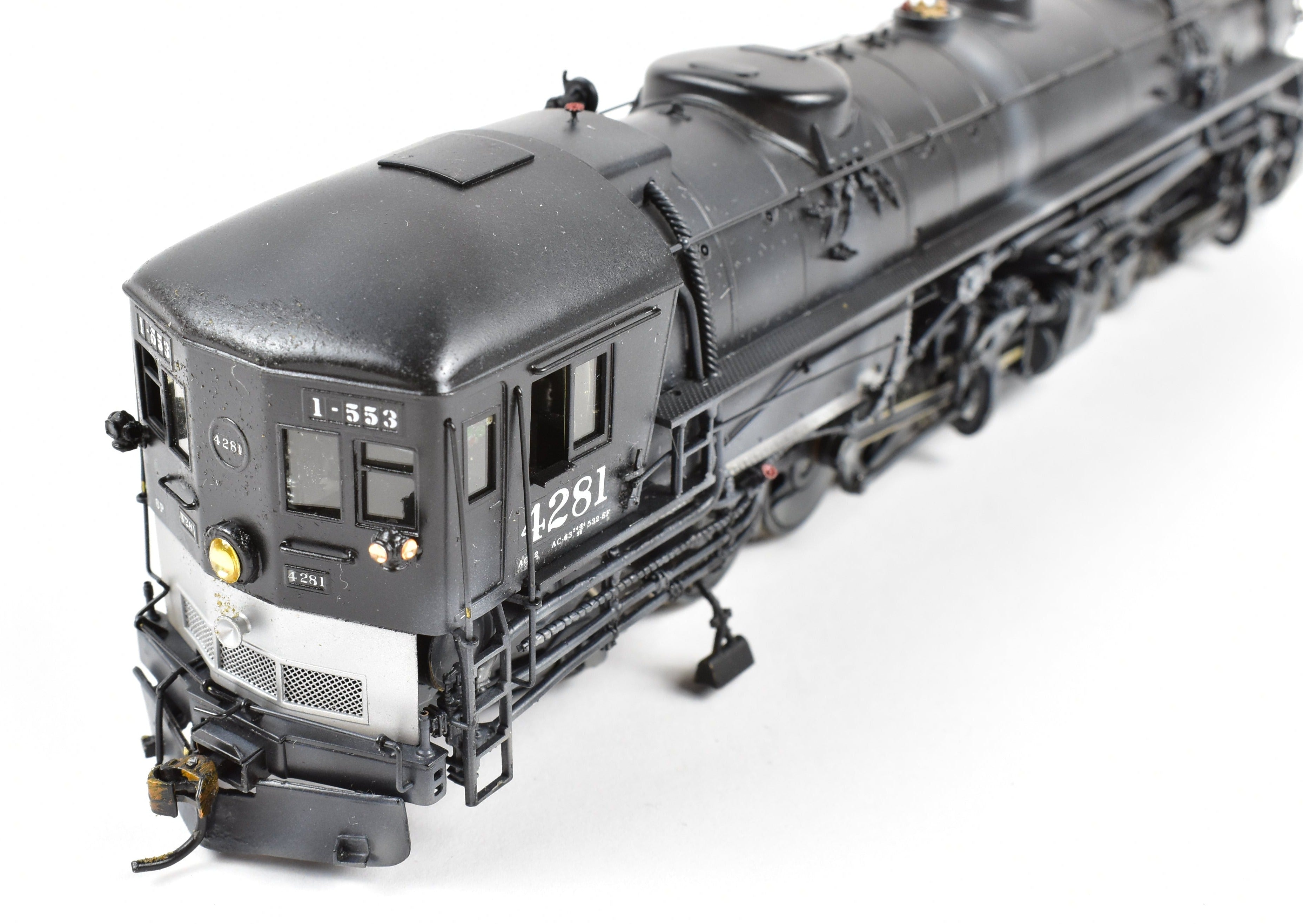 HO Brass Westside Model Co. SP AC - 12 4 - 8 - 8 - 2 Cab Forward Pro - Painted No. 4281 w/ Light Wear