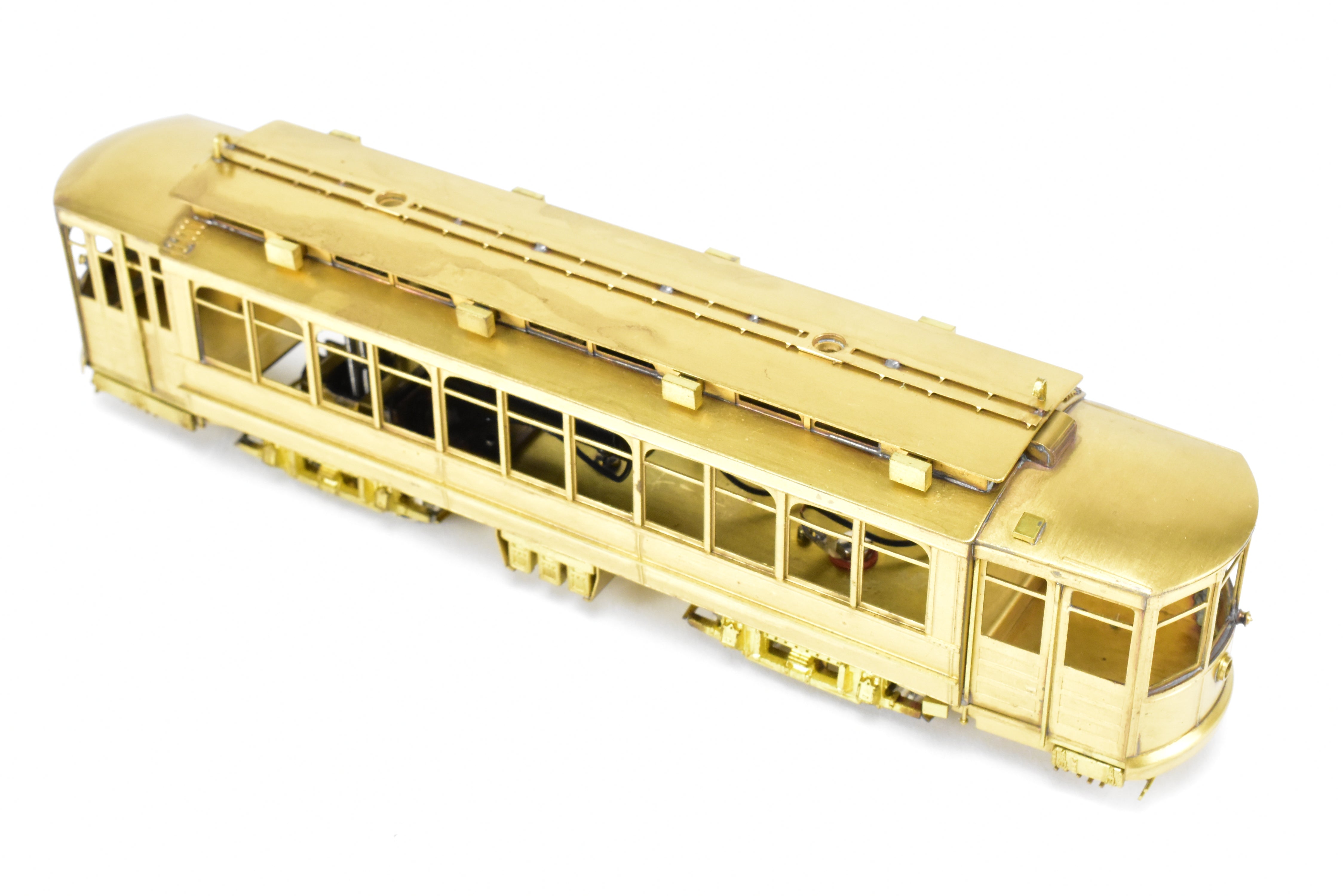 High - Quality HO Scale Brass Chicago Surface Lines Short Brill Car Model 347 CSL by Fairfield Traction Models