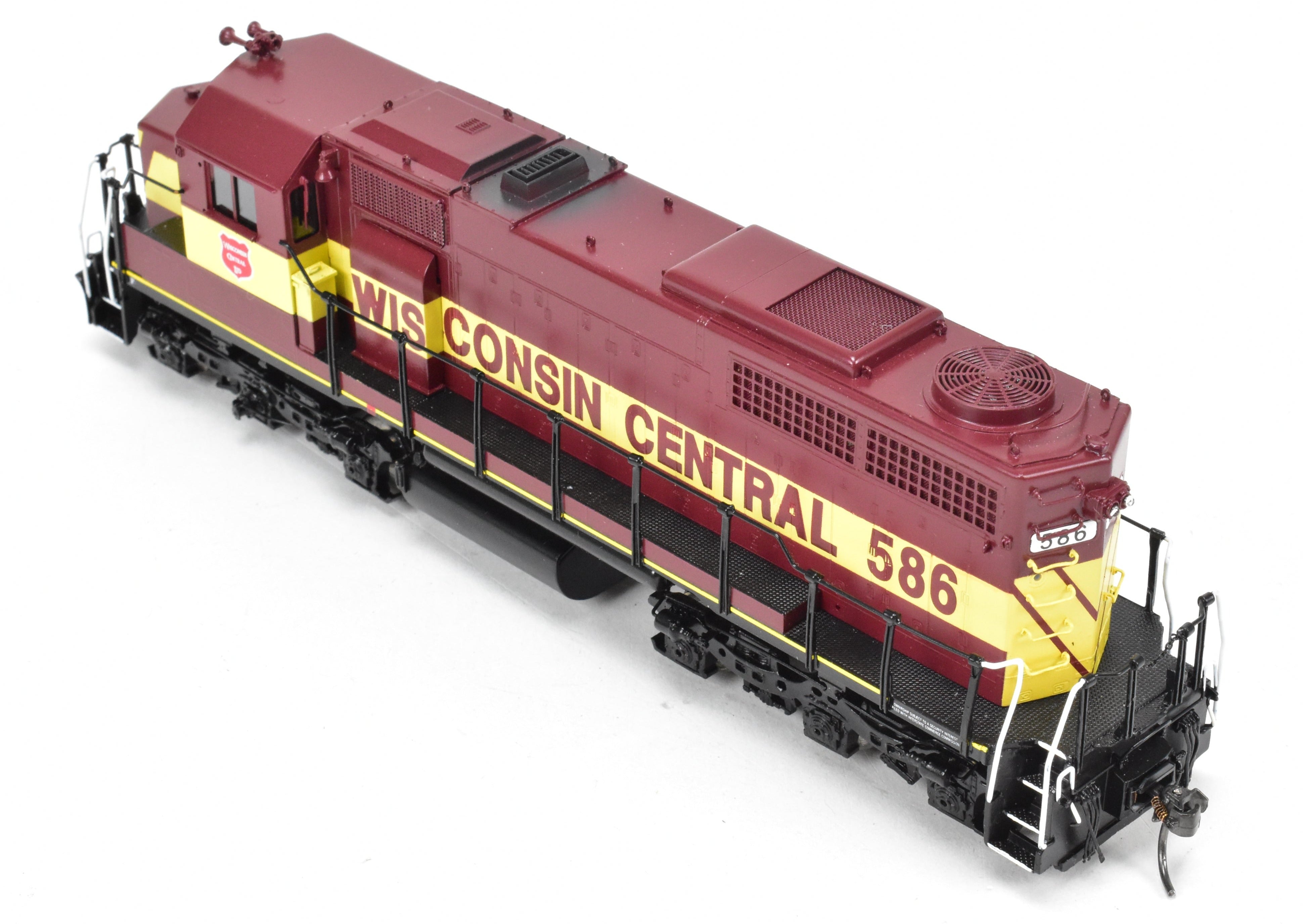 HO Scale Brass Diesel Locomotive - Overland Models, Inc. WC - Wisconsin Central EMD SDL39 Factory Painted Model No. 586