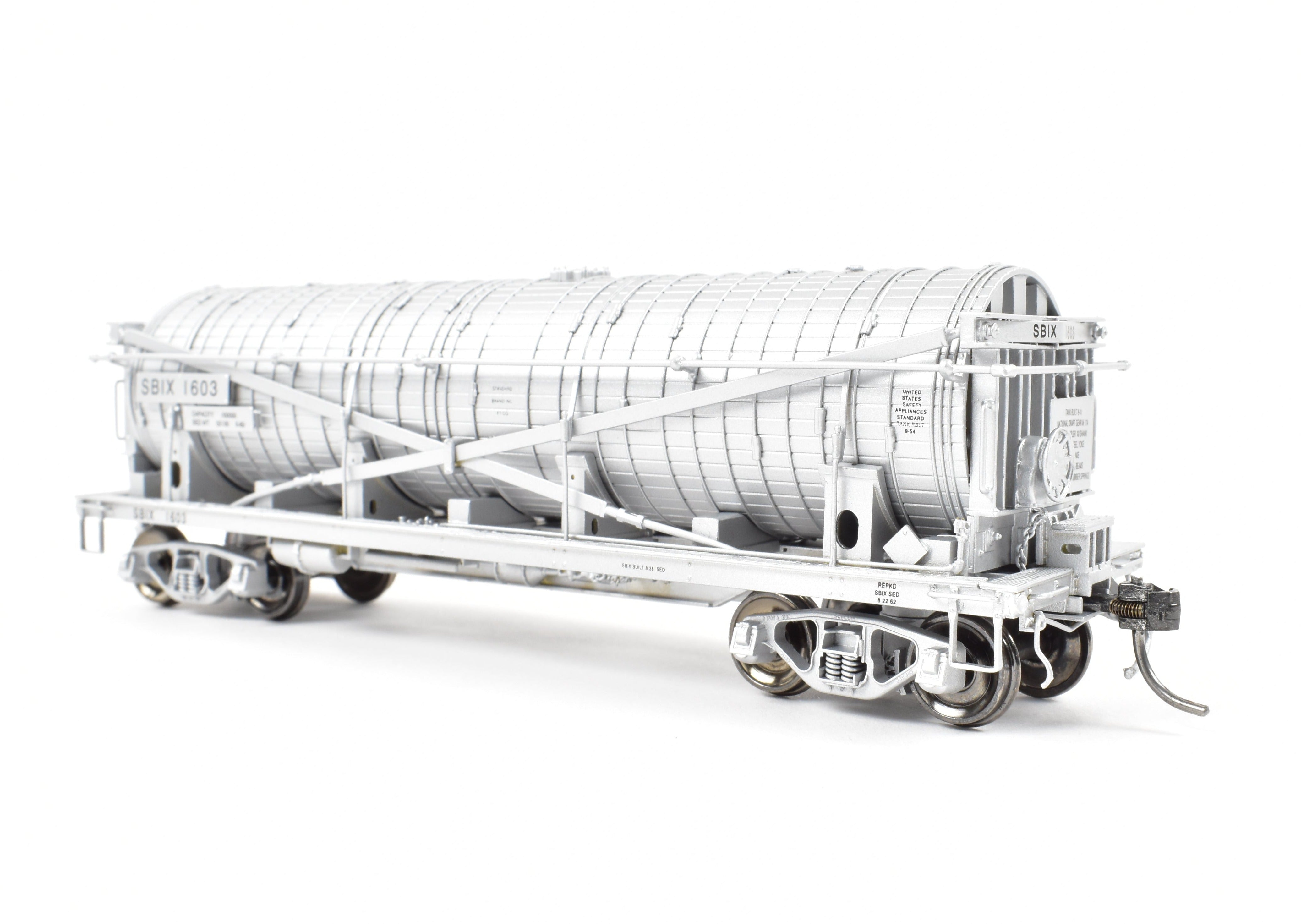 HO New Brass North Bank Line SBIX 1603 Standard Brand Vinegar Car Model