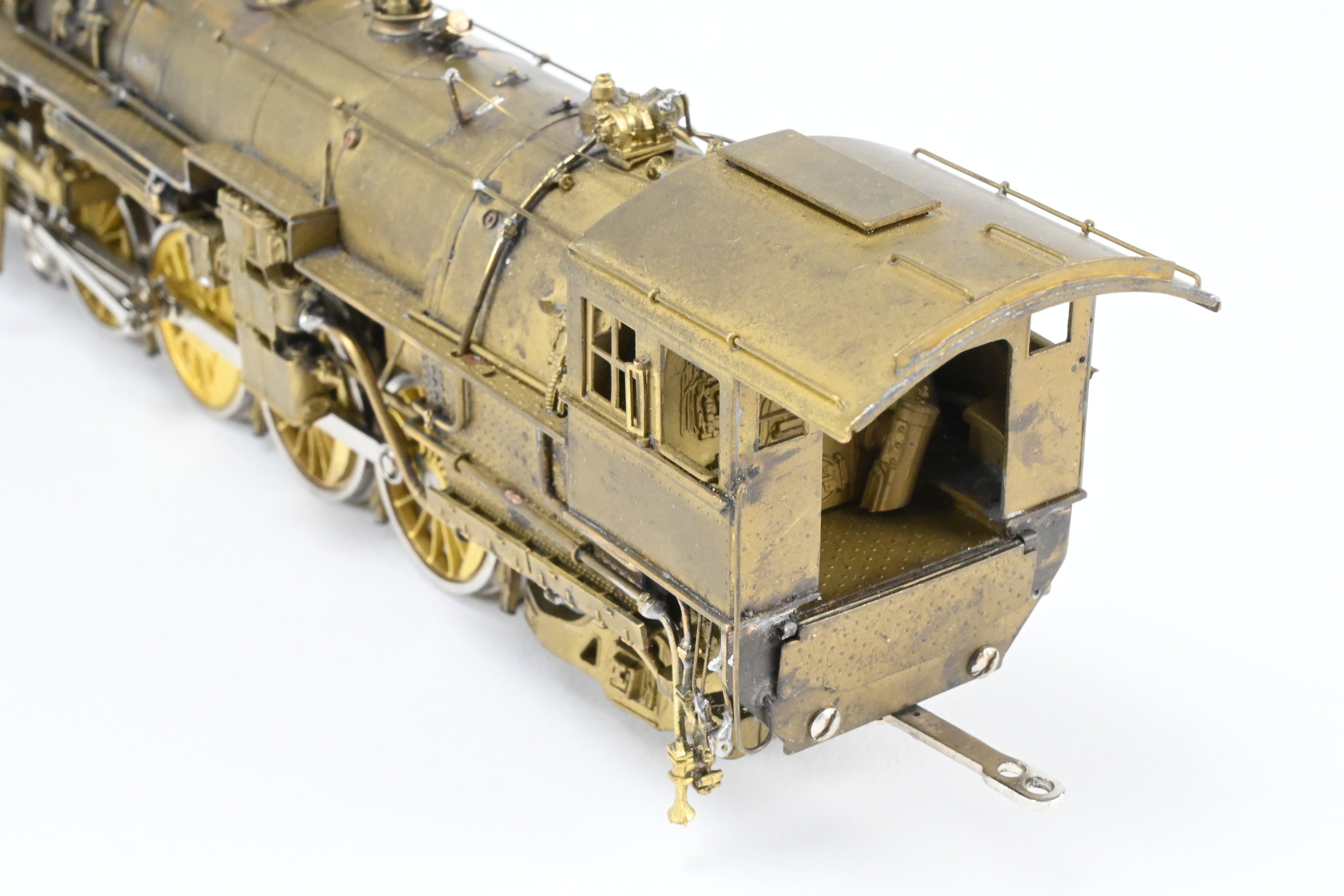 HO Scale Brass Model Train - Overland Models CB&Q - Burlington Route B-1A 4-8-2 Custom Modified by Joe G. Collias