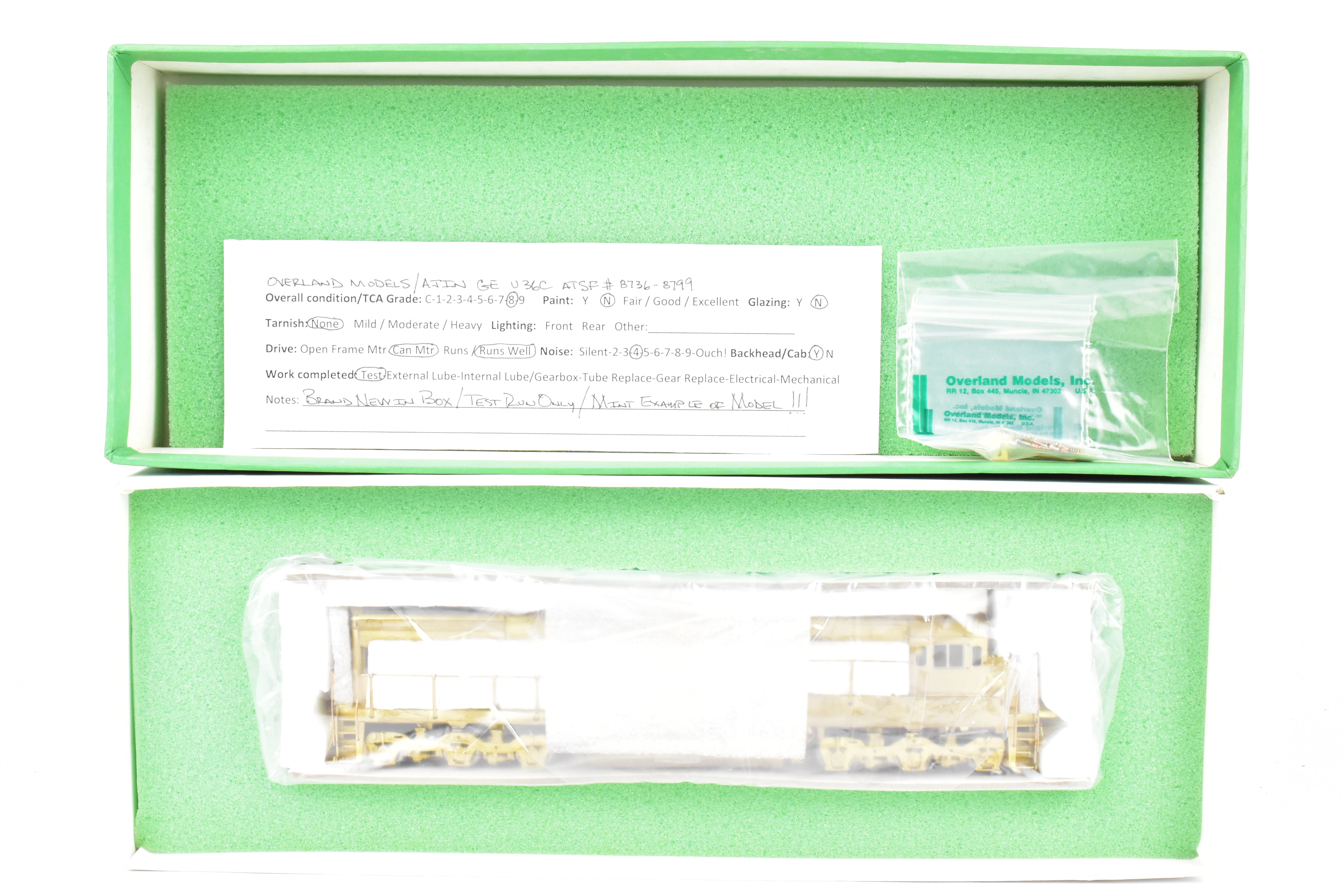 HO Brass OMI AT&SF Santa Fe GE U36C Models 8736 - 99 in Mint Condition