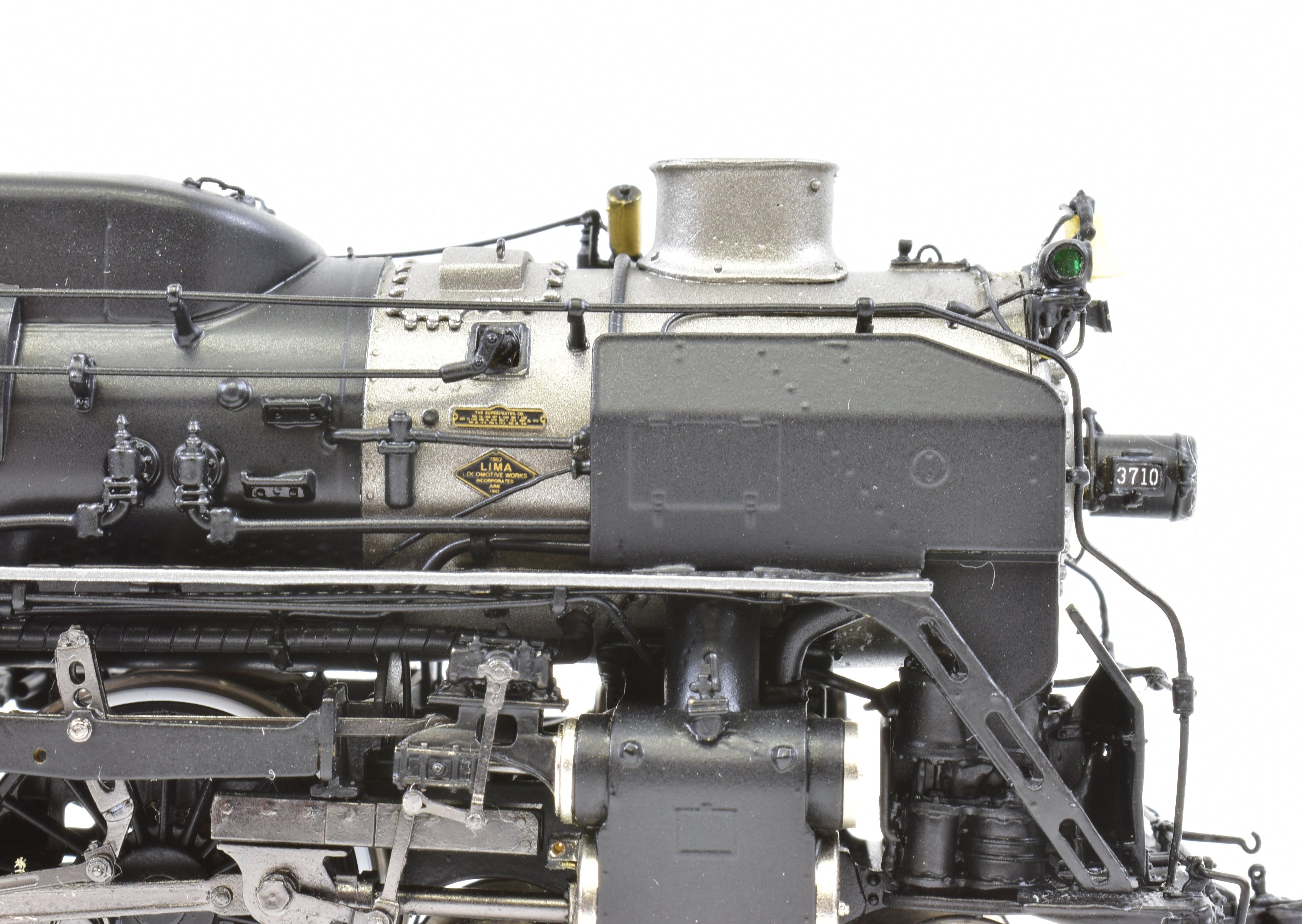 HO Brass DVP Boston & Maine P-4a 4-6-2 Pacific FP #3710 with Skyline Casting, 2010 Model