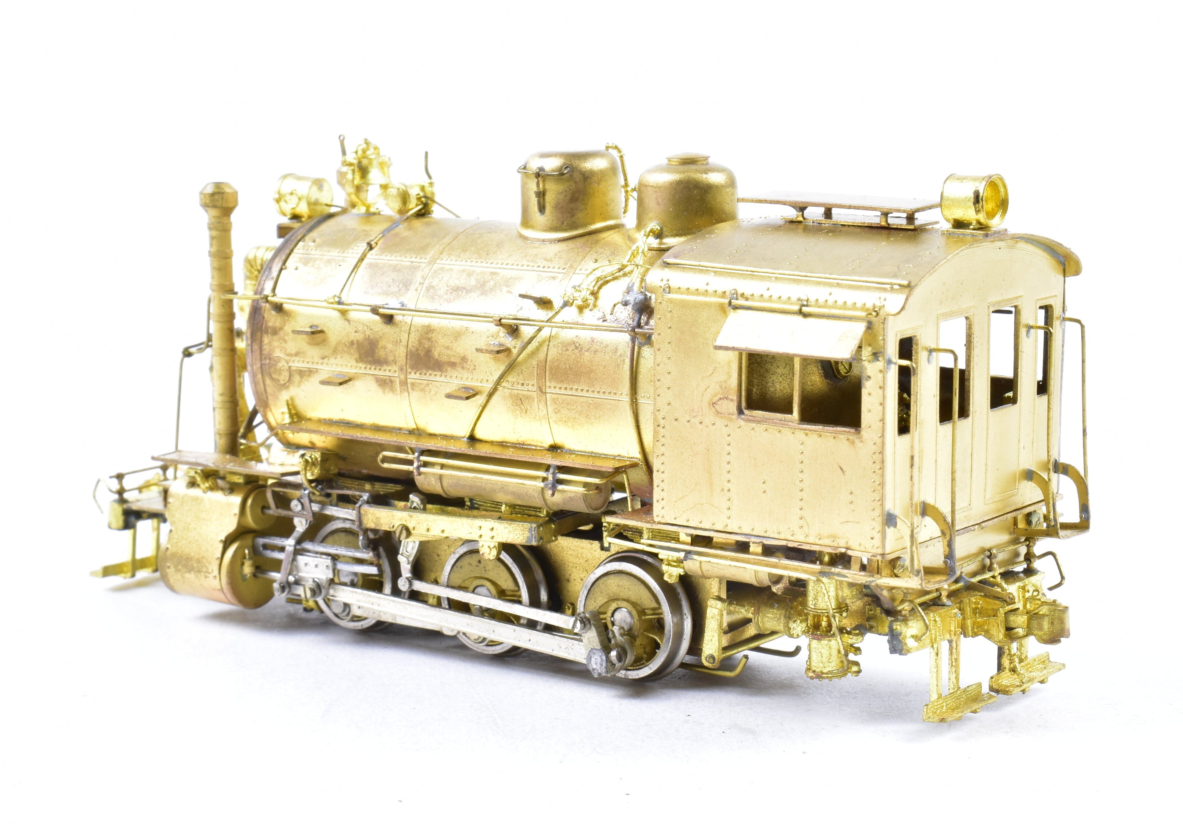 High - Quality HO Scale Brass Model of Westside Model Co.'s ATSF - Santa Fe 0 - 6 - 0T Fireless Cooker Locomotive, Numbered #2299