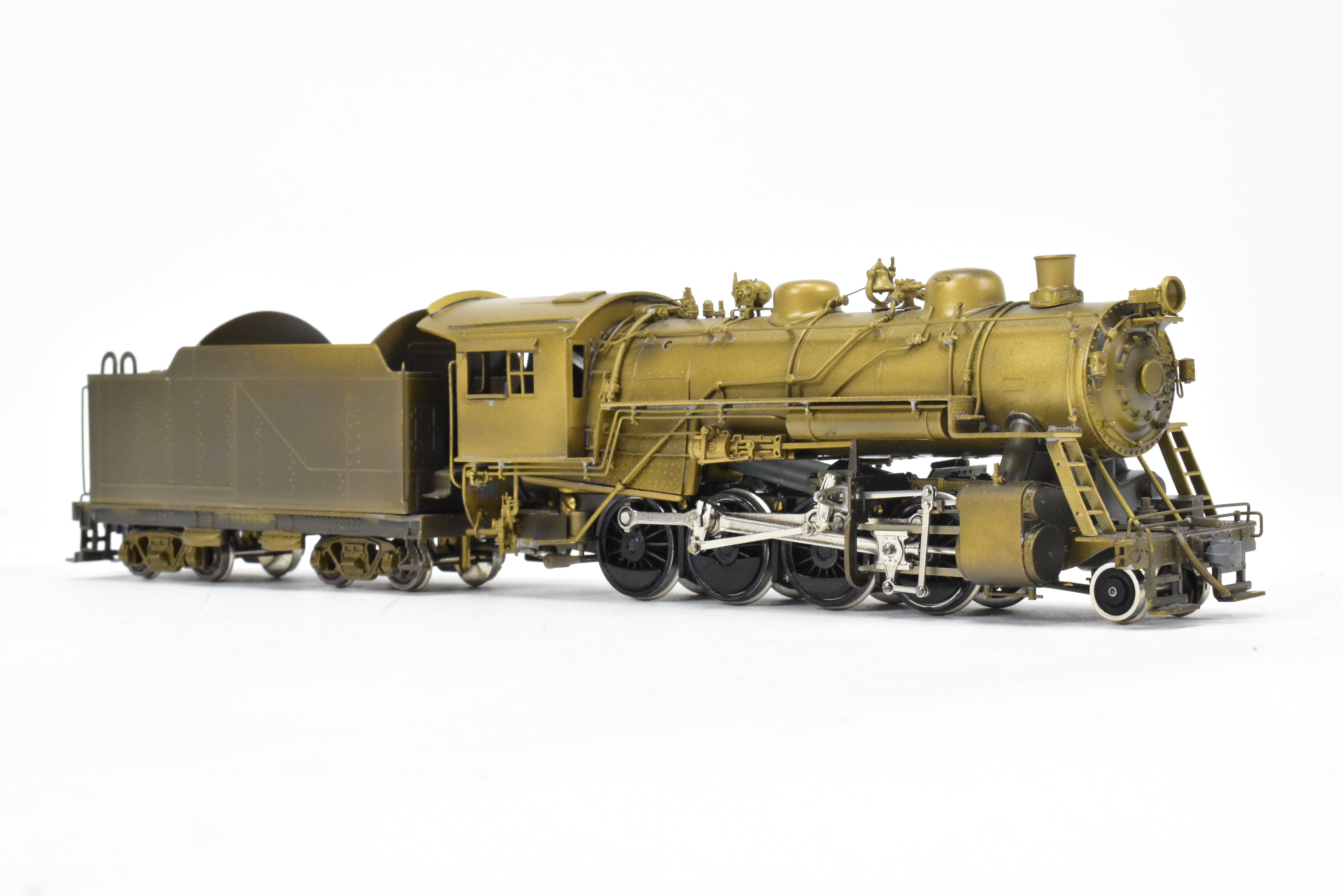 HO Scale Brass Pacific Fast Mail (PFM) Baltimore & Ohio Class E - 27ca 2 - 8 - 0 Steam Locomotive Power Series Model from 1977 Run with Incorrect Locomotive Details