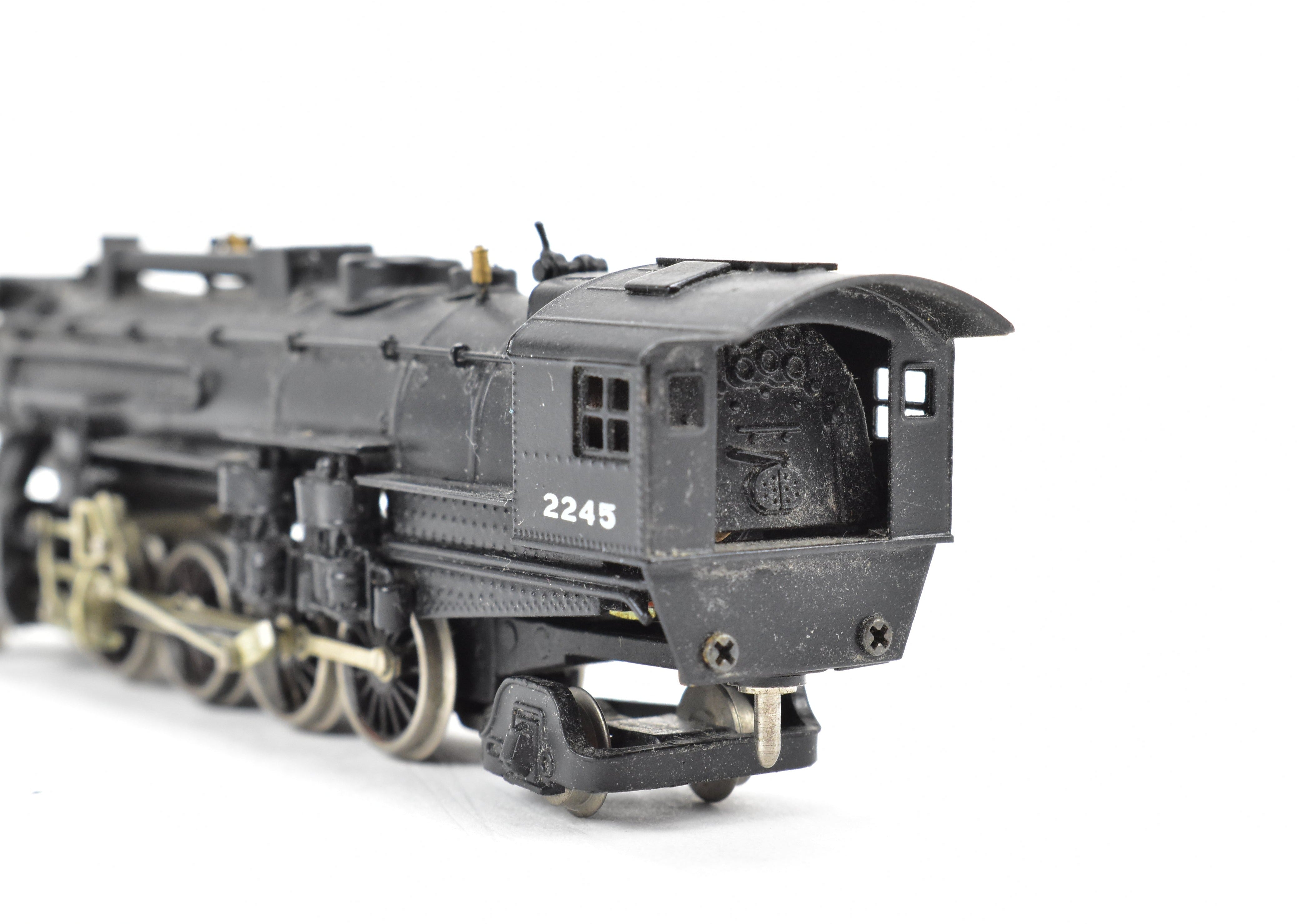 Brass N Scale Key Model Imports New York Central H - 10a 2 - 8 - 2 FP Locomotive