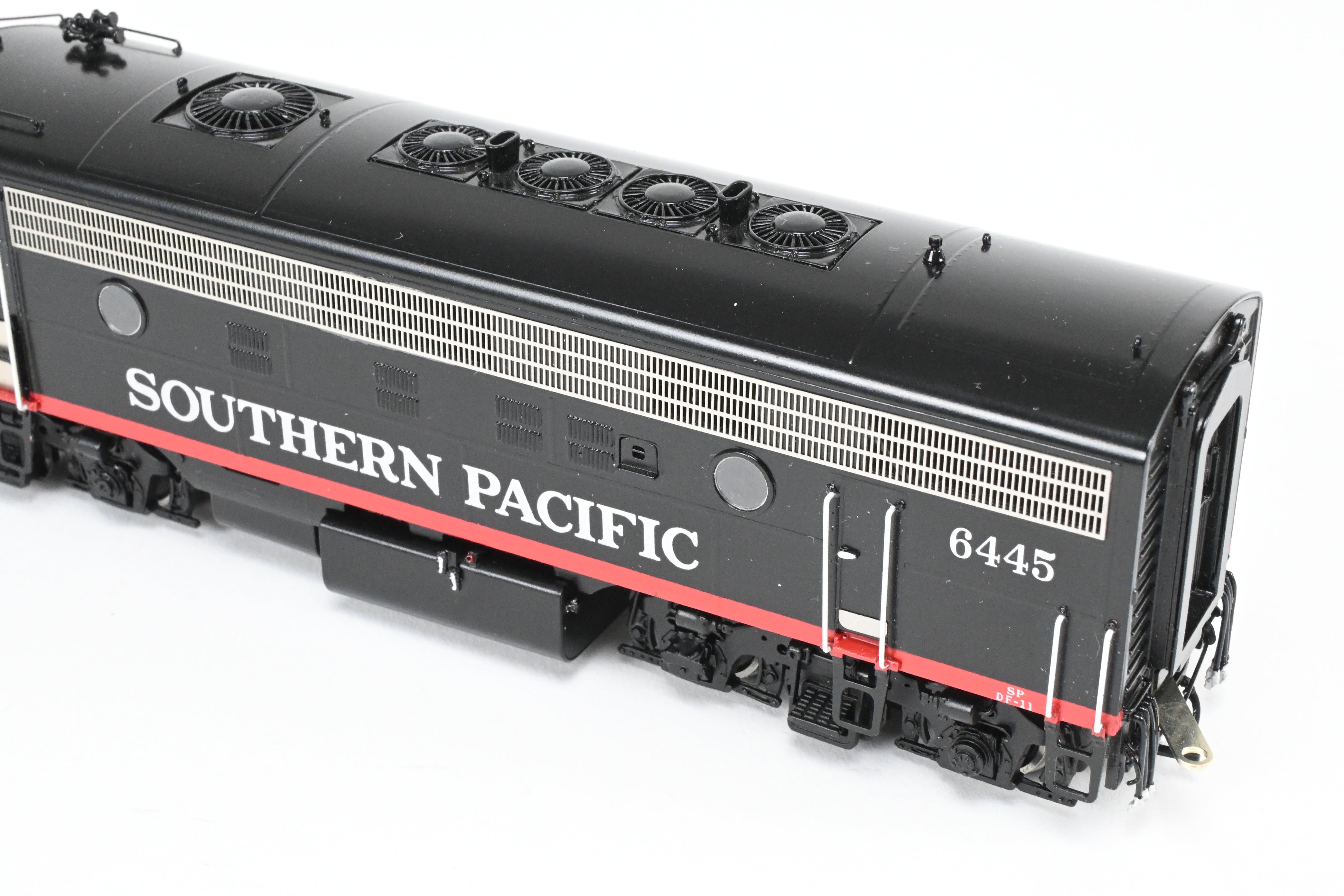 HO Scale Brass EMD FP7A/F7B Set in SP Black Widow Scheme