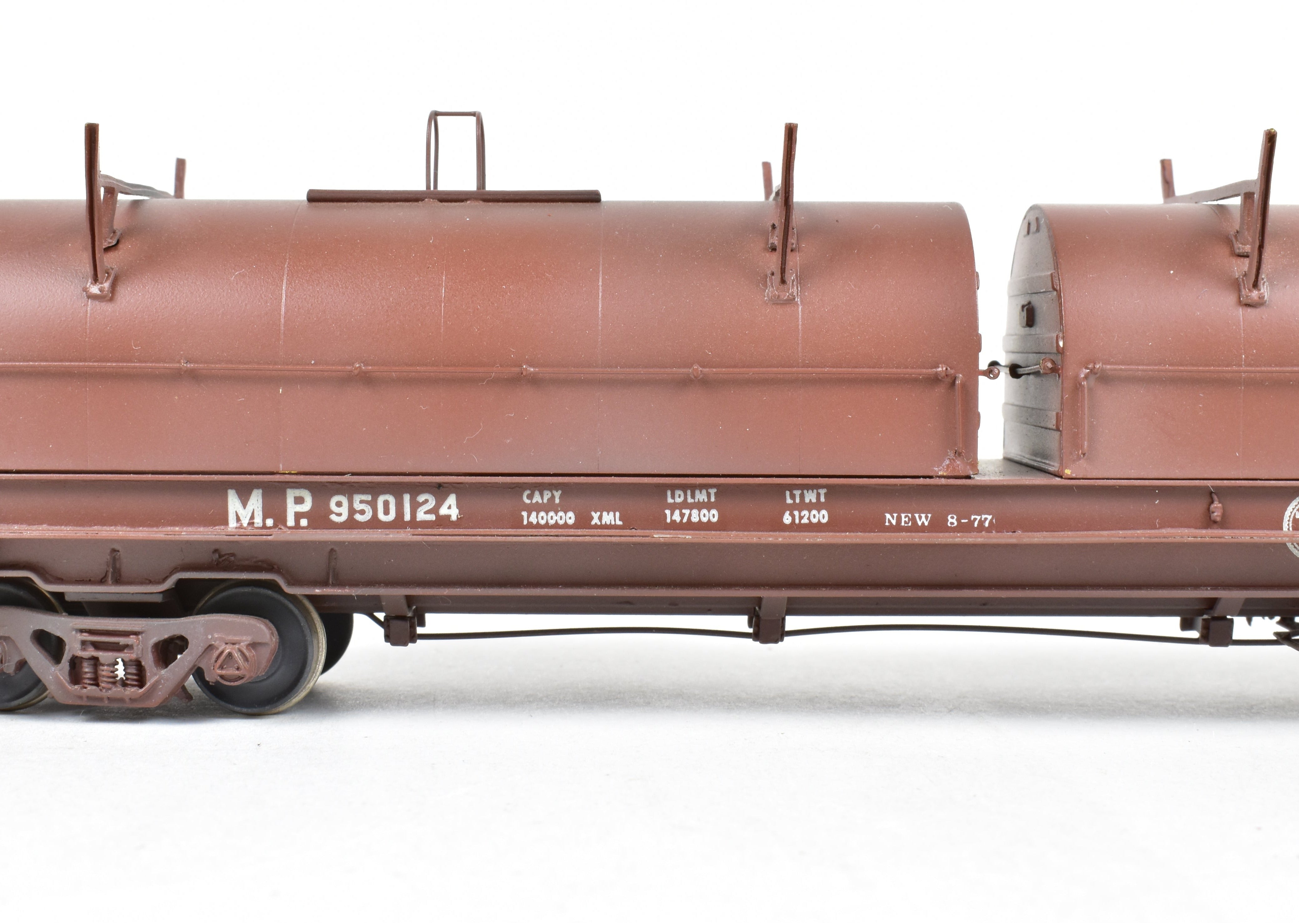 HO Brass OMI Thrall Coil Steel Car Painted for Mopac by Overland Models
