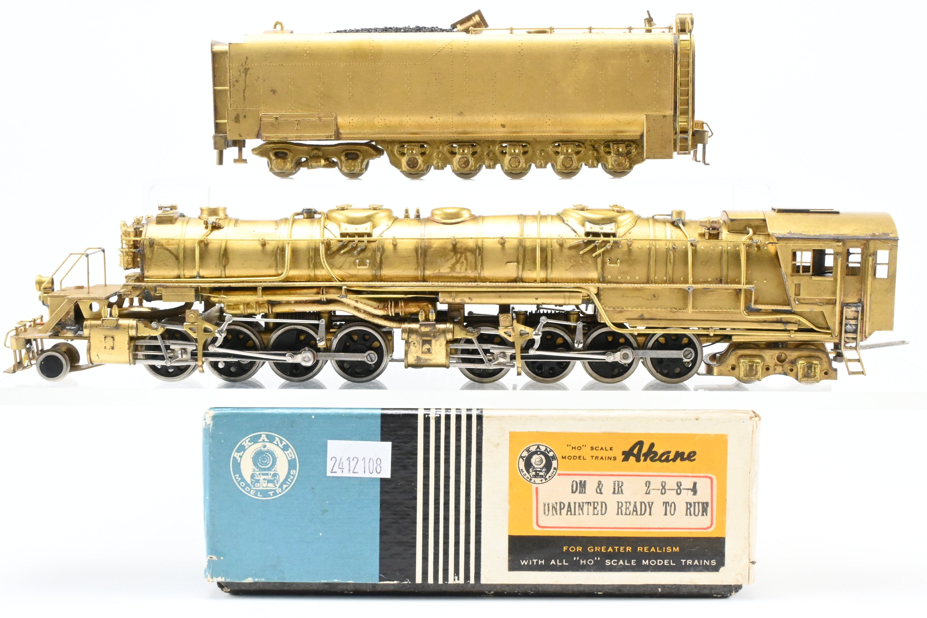 HO Scale Brass Model Train - Akane Duluth, Missabe, & Iron Range M - 4 2 - 8 - 8 - 4 Yellowstone from the 1963 Run