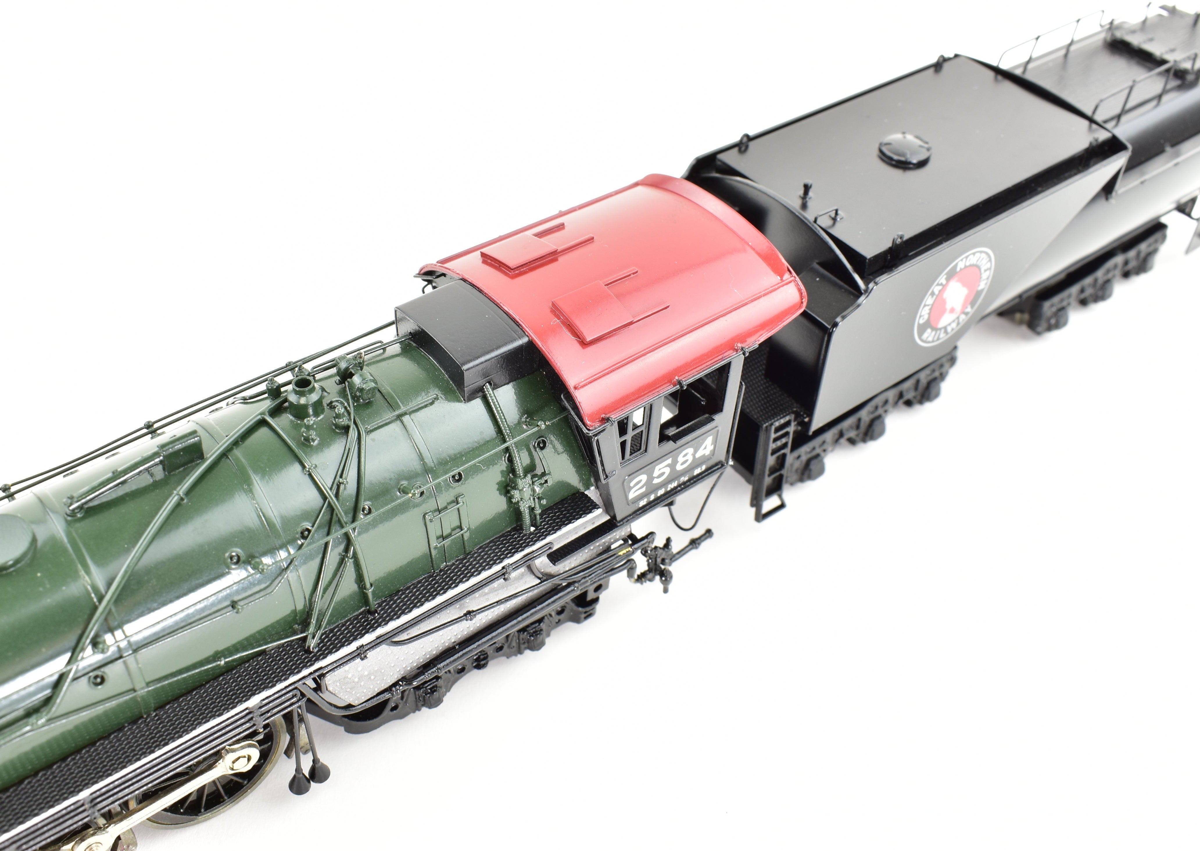 Rare 1987 HO Brass GN - Great Northern 4-8-4 Class S-2 Factory Painted Crown Model