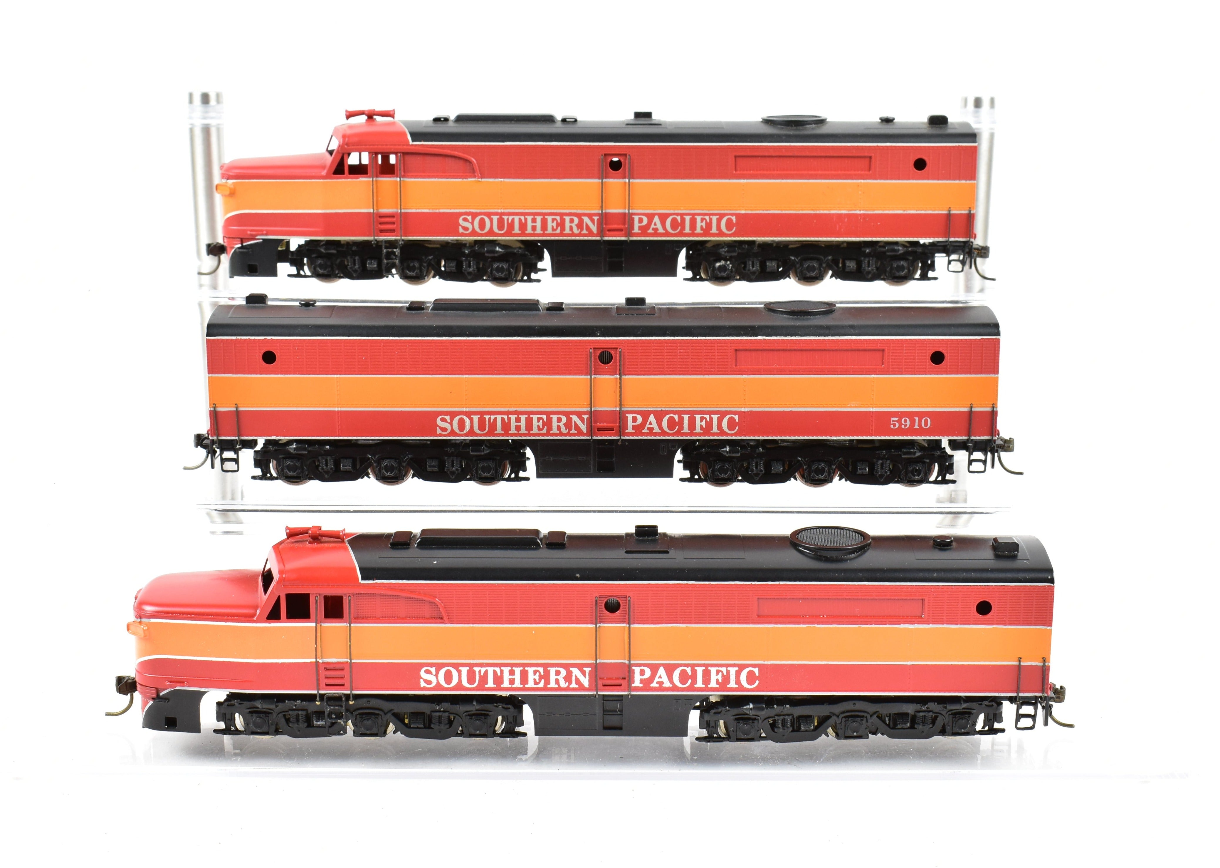 HO Scale Brass Balboa SP - Southern Pacific Daylight PA - 1 A - B - A Locomotive Set with Factory Painting