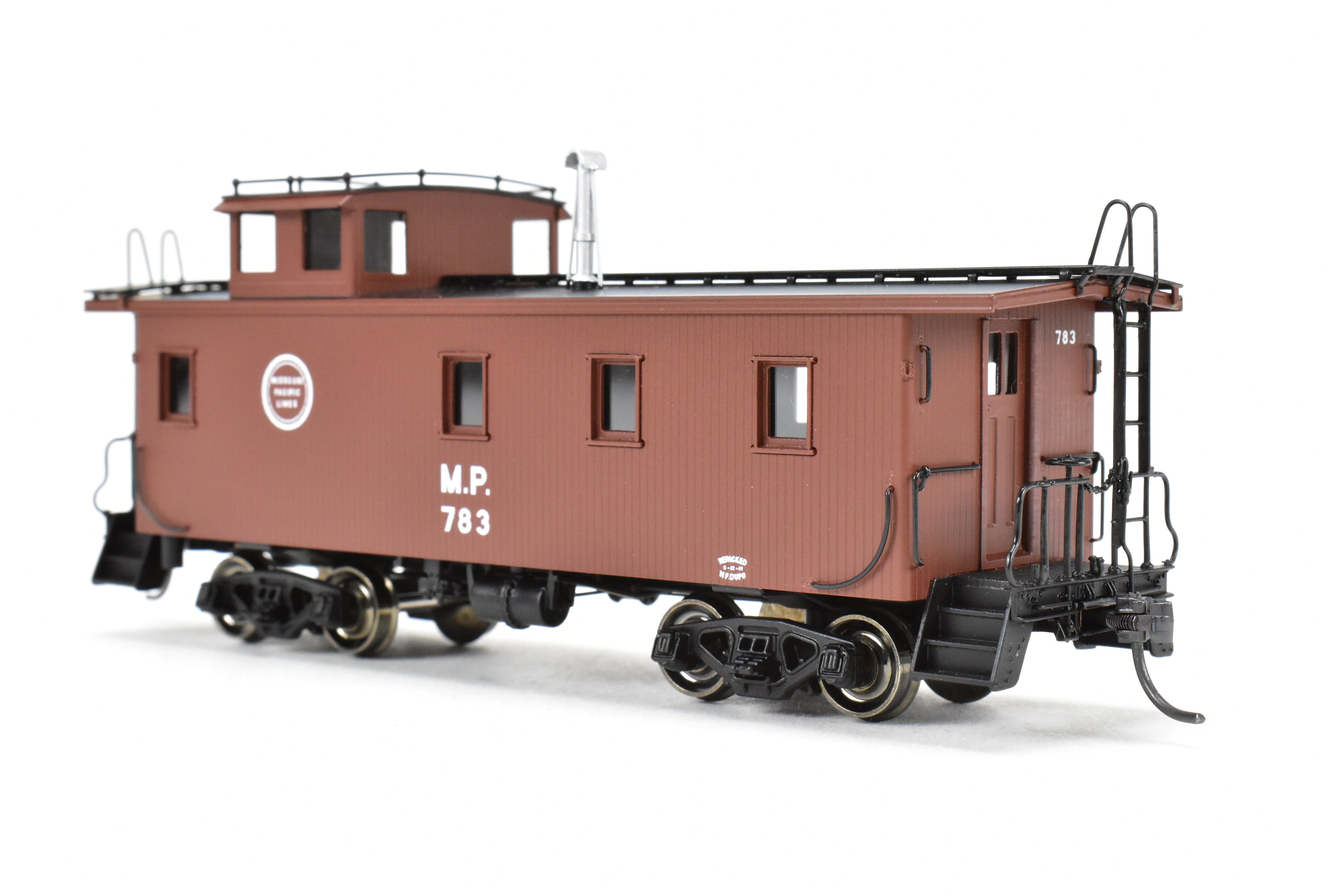 HO Brass OMI Missouri Pacific Wood - Side Caboose F/P #783 by Overland Models