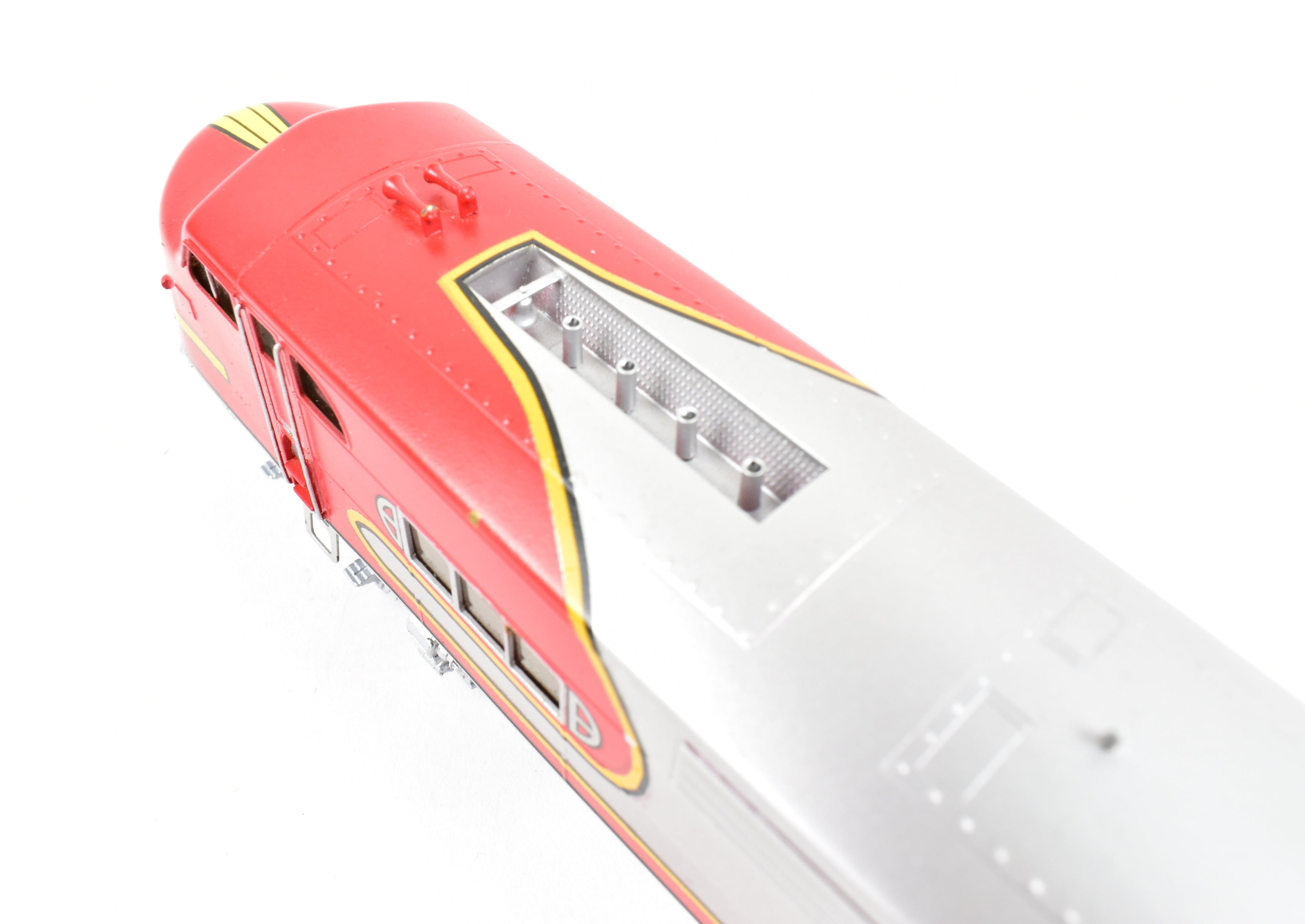 HO Scale Brass Hallmark Model Train Sets - ATSF Santa Fe EMC E - 1 A/B Powered Set with Upgraded Drives and Custom Painting