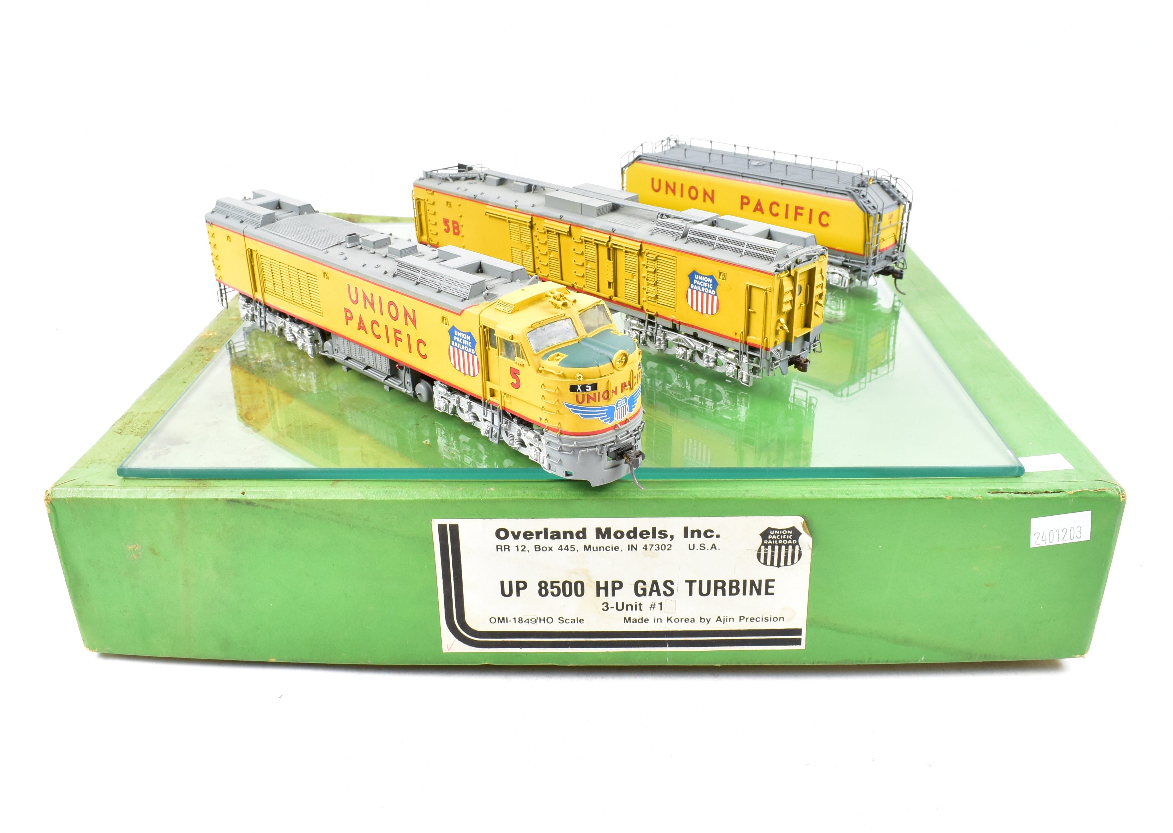 HO Brass OMI UP Union Pacific GE 8500 HP Gas Turbine 3-Unit Set