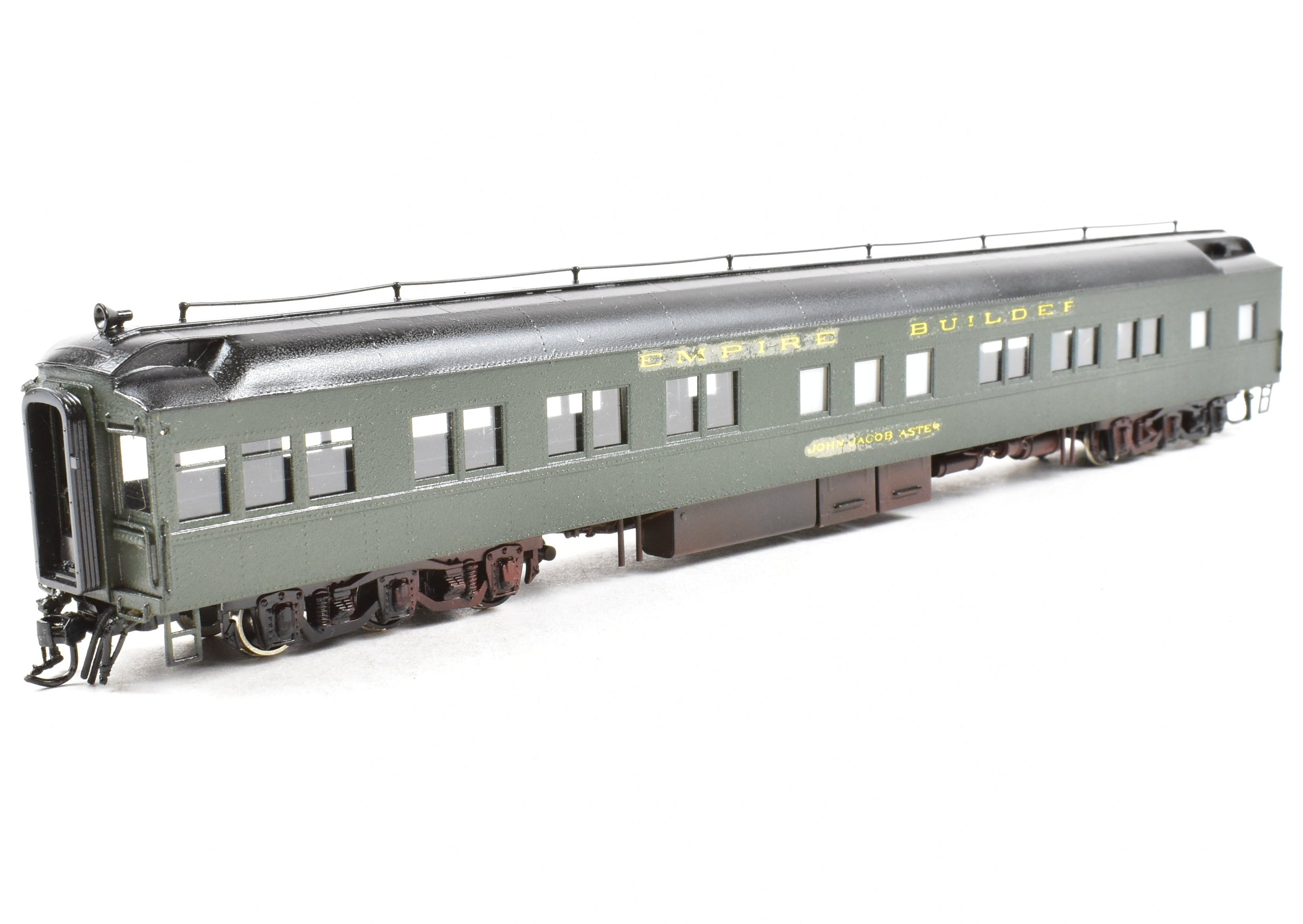 HO Brass Great Northern Empire Builder Heavyweight Solarium Lounge Model by S. Soho & Co.