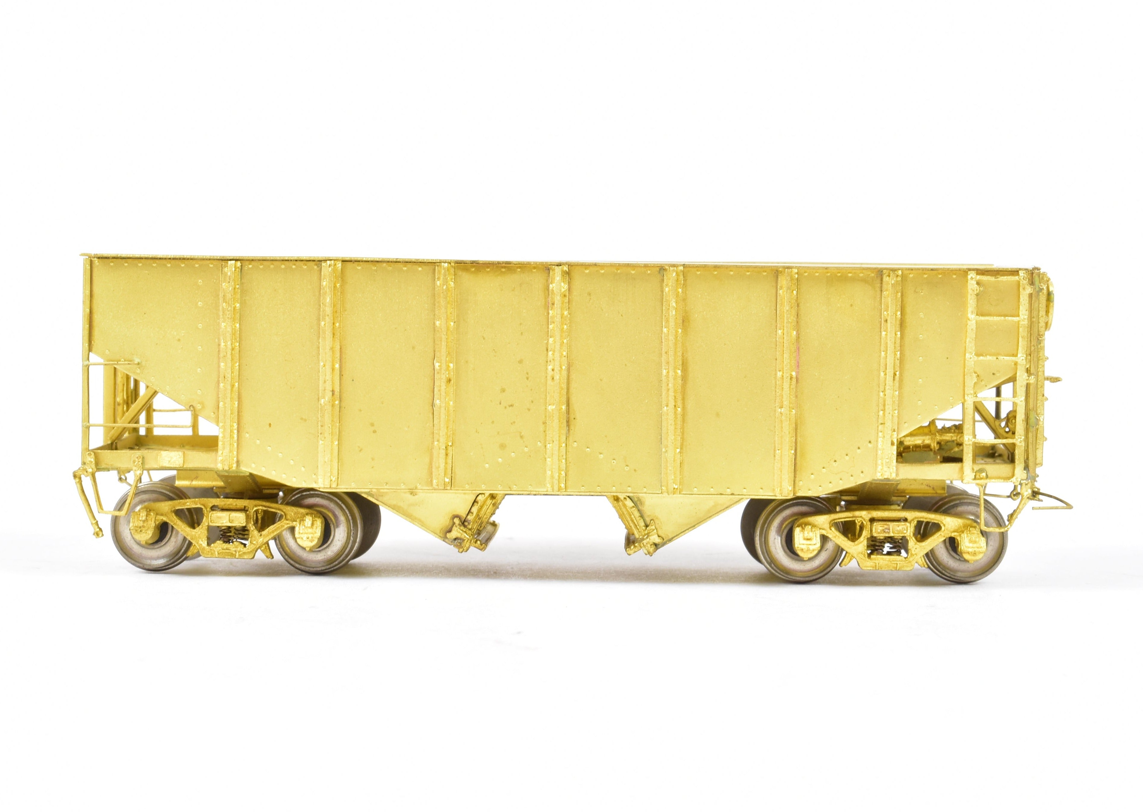 HO Scale Brass Western Maryland 55-Ton 2-Bay Hopper Car Model by Overland Models, Inc. (OMI)