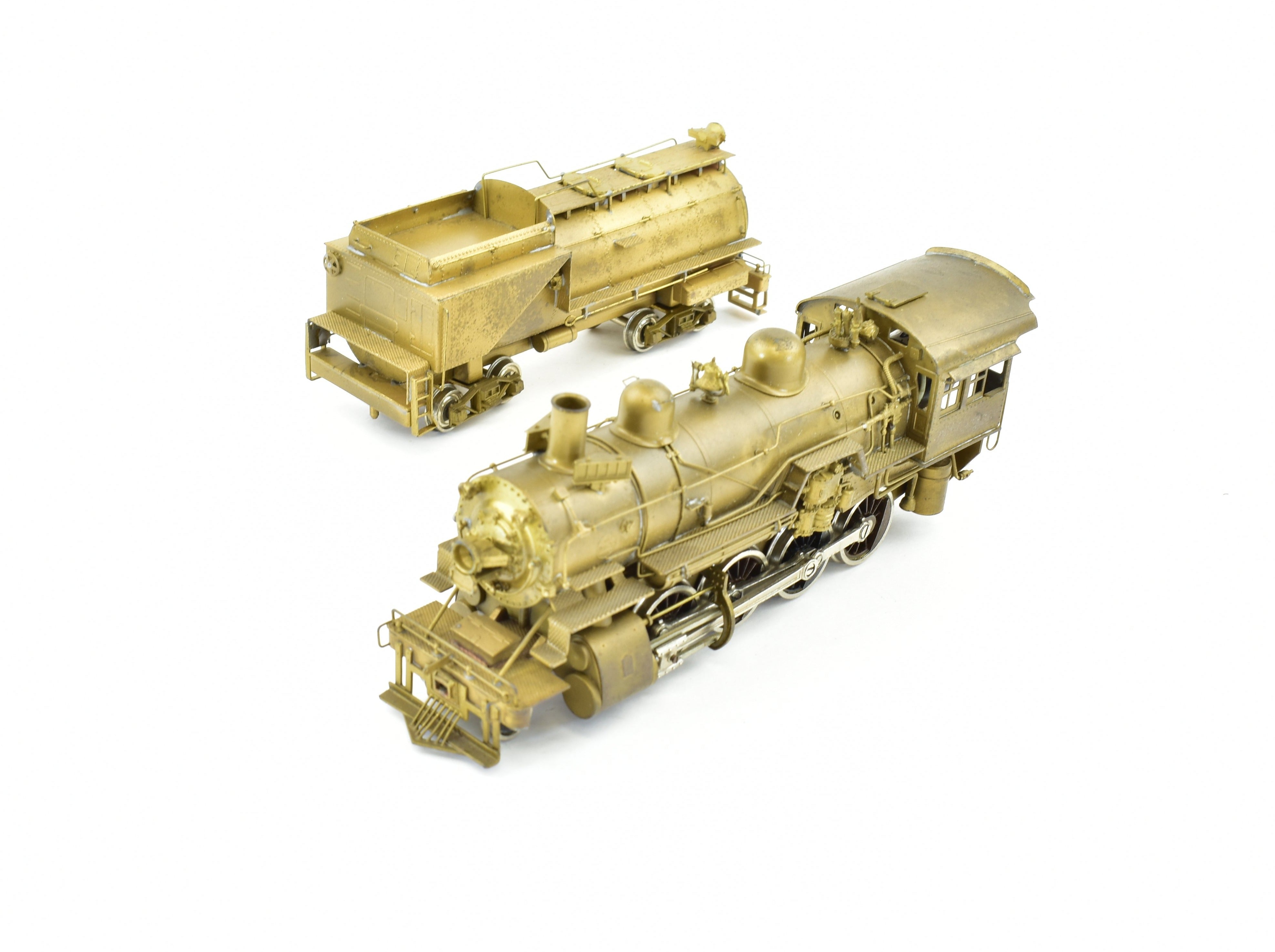 High - Quality HO Scale Brass PFM - United UP Union Pacific 2 - 8 - 0 Steam Locomotive with Can Motor Upgrade