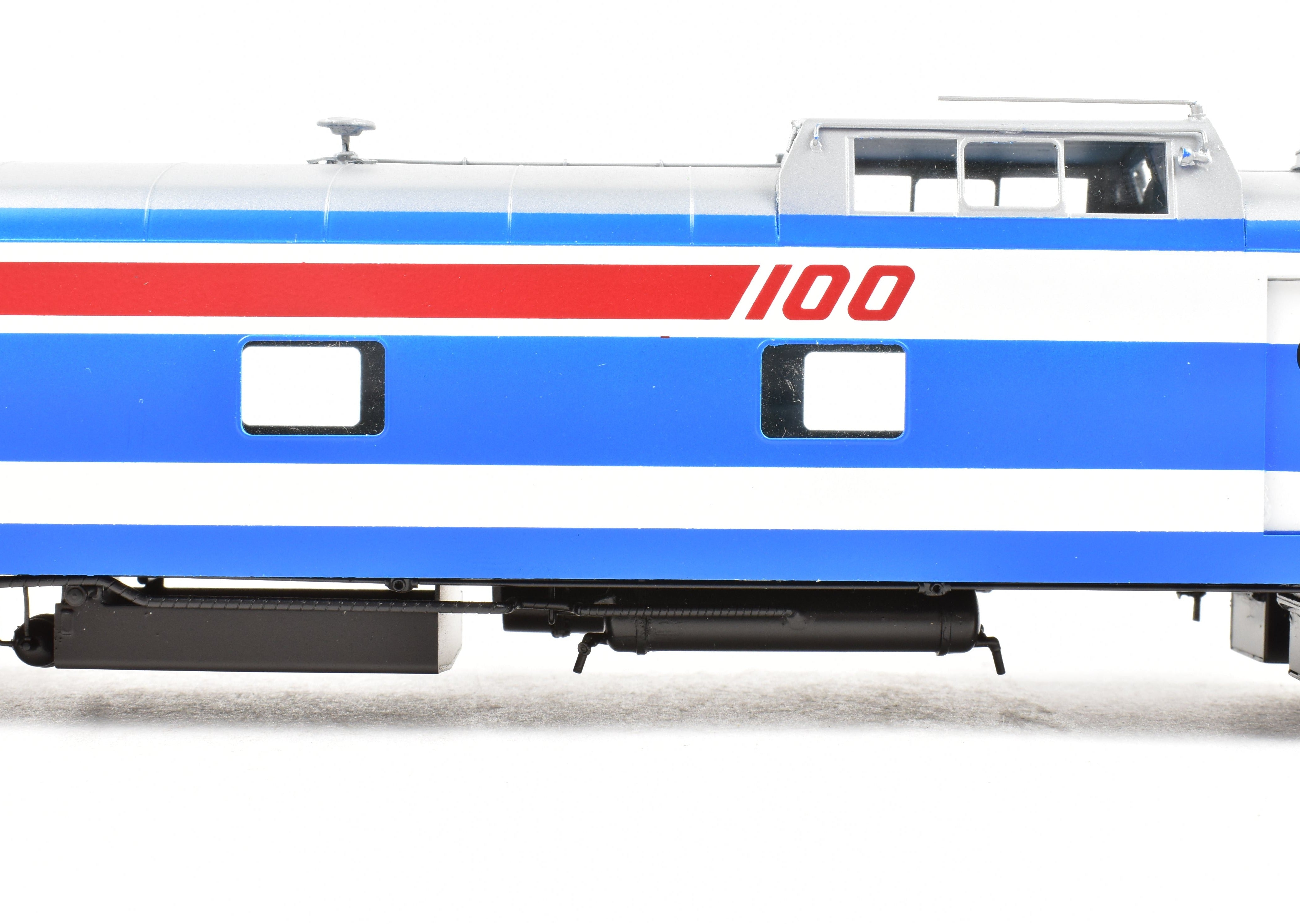 HO Scale Brass Model Train - Overland Models Inc. General Electric Test Car #100 with Factory Paint, Ideal for Model Train Enthusiasts