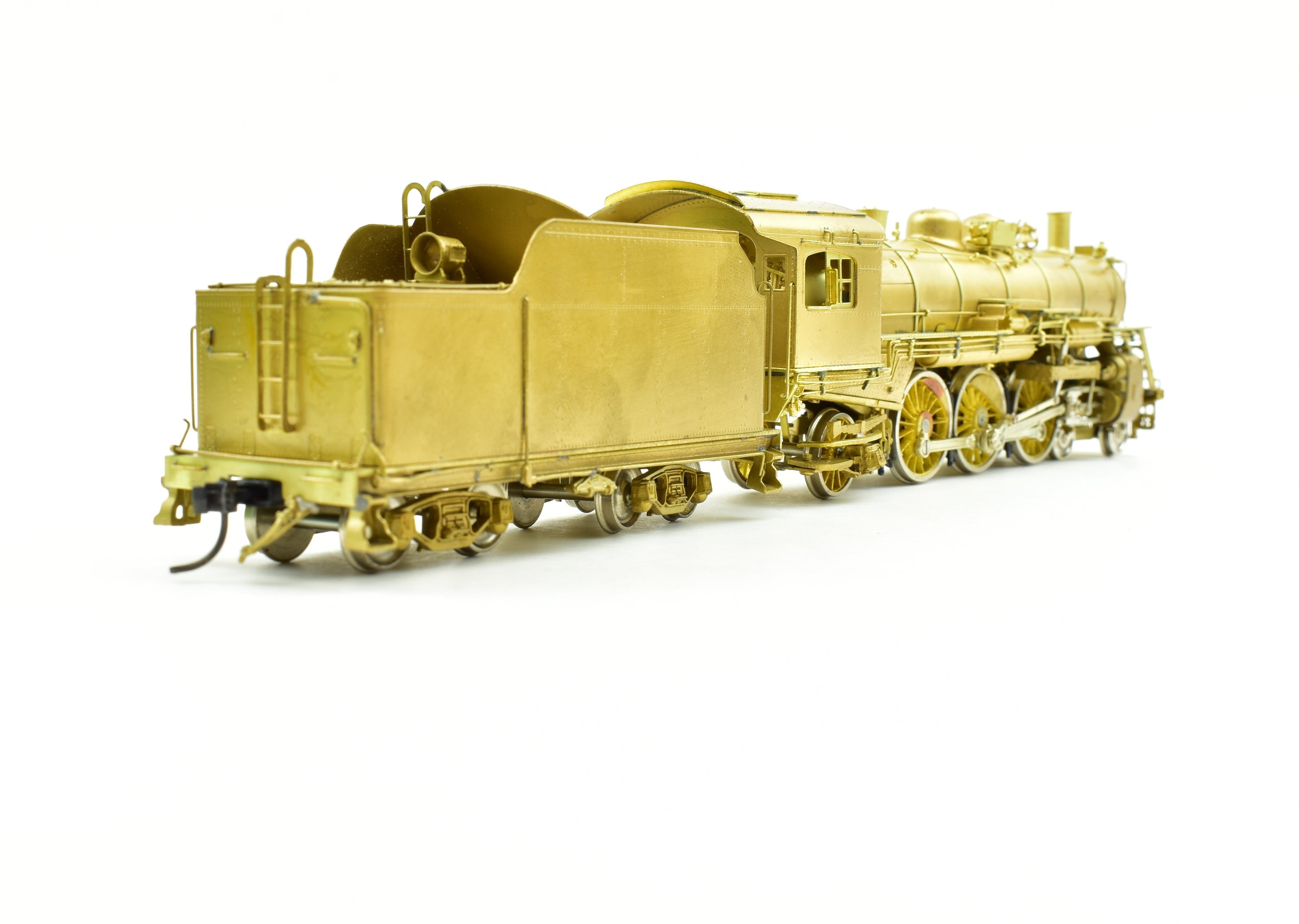 HO Scale Brass Model Train - Overland Models Inc. Boston & Maine P2b 4 - 6 - 2 Steam Locomotive