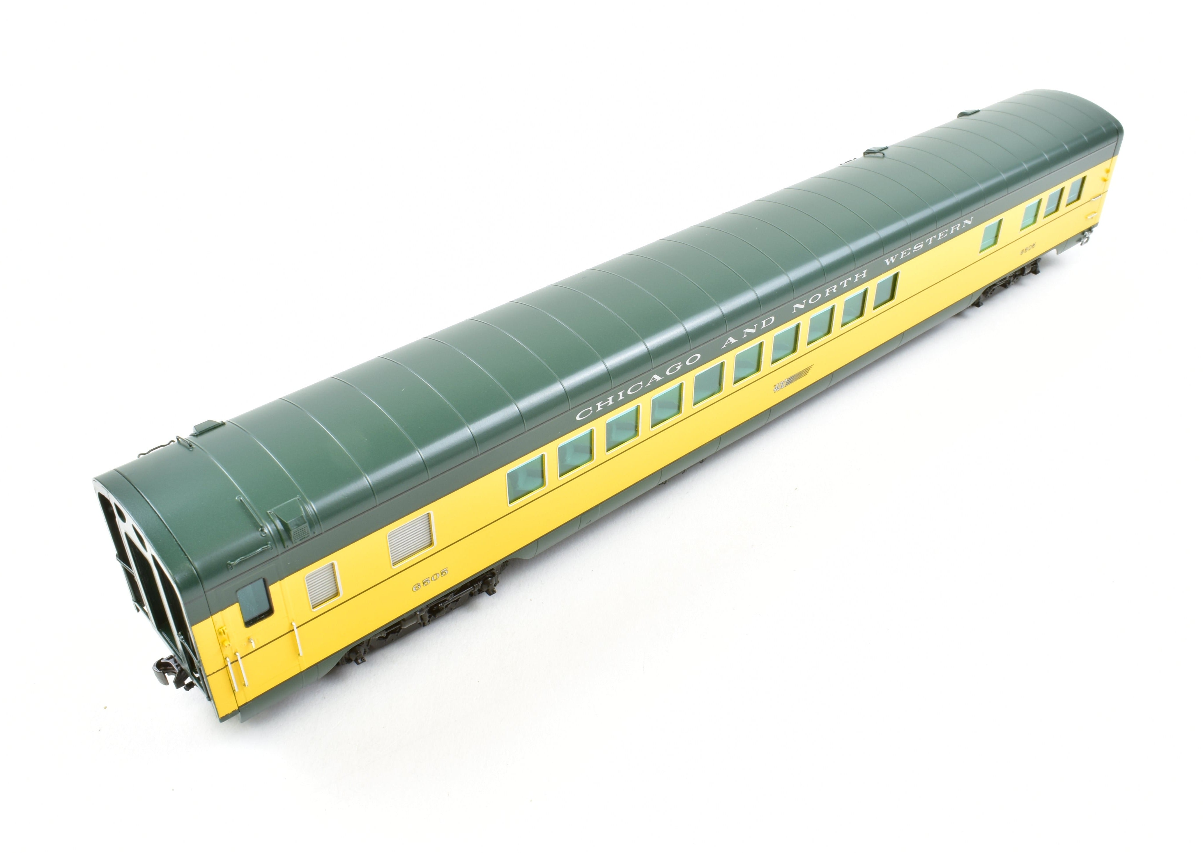 HO Scale Brass Railway Classics C&NW Chicago and North Western 400 22-Seat Parlor Car FP 6505