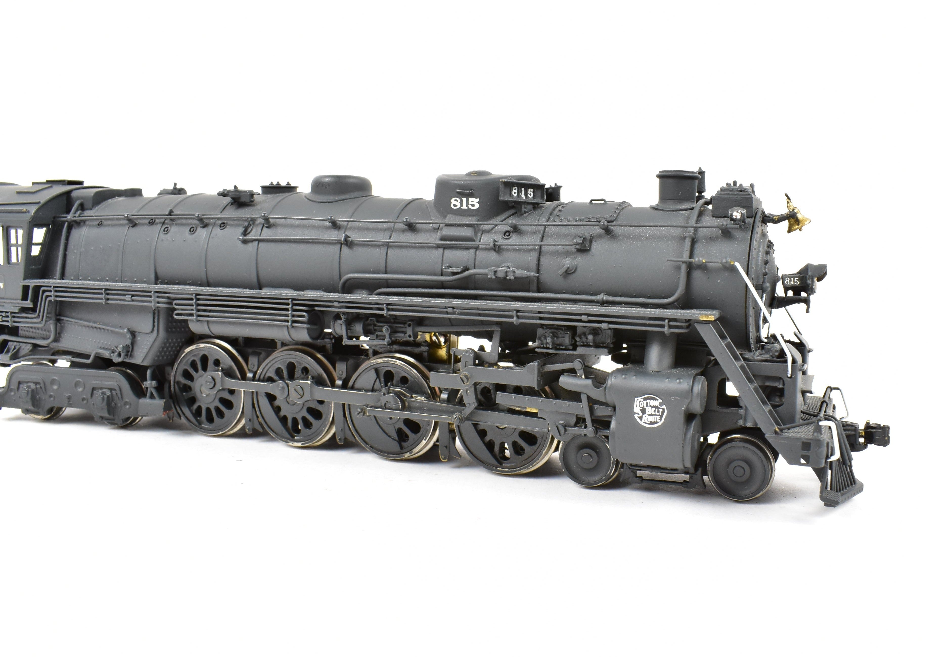 HO Scale Brass Model Train by Westside Model Co., Custom Painted SSW - Cotton Belt Class GS - 8 4 - 8 - 4 Locomotive, Numbered SSW #815