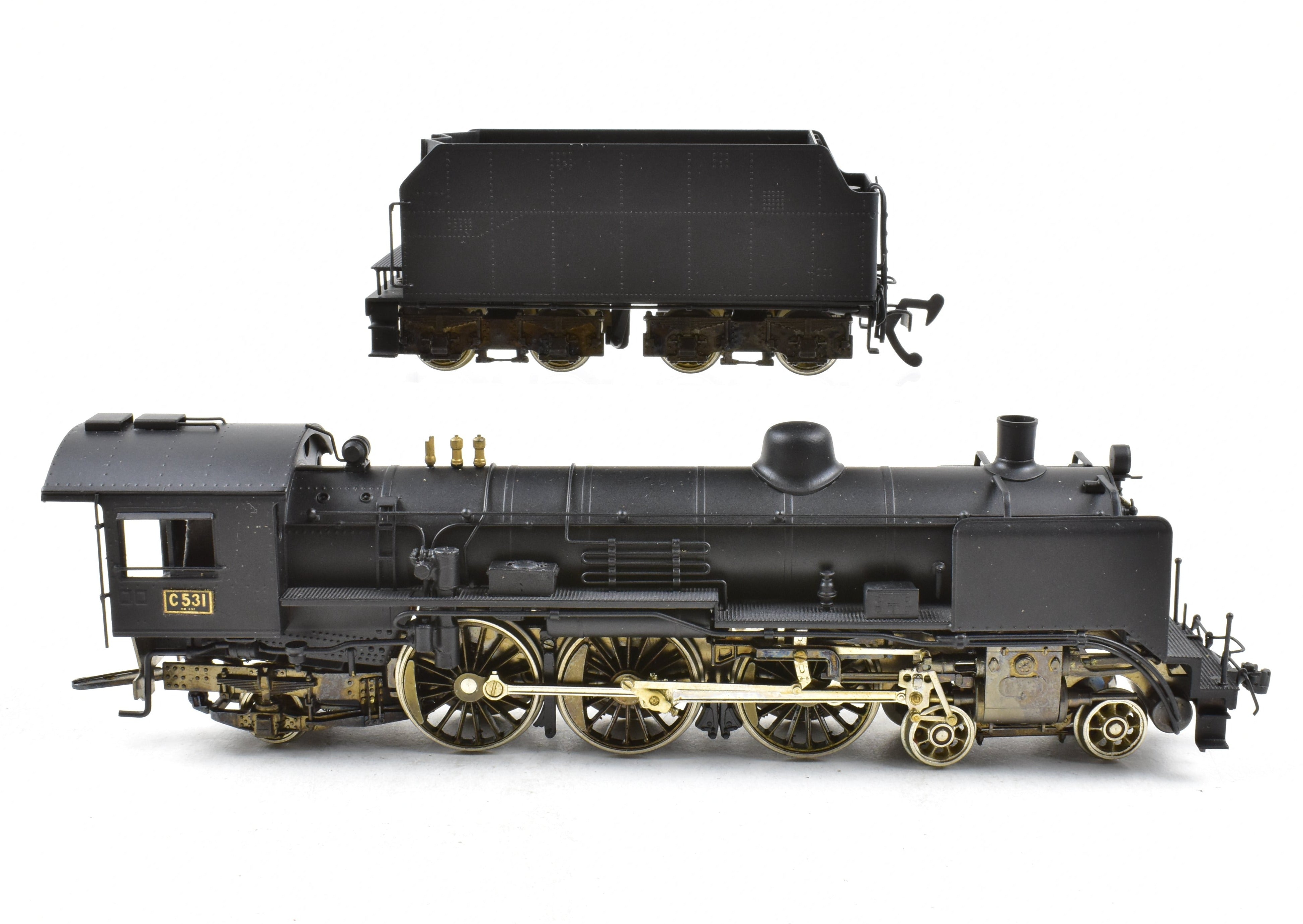 1/80 J Scale Brass KTM Katsumi JNR Japanese National Railways C53 4-6-2 FP Model