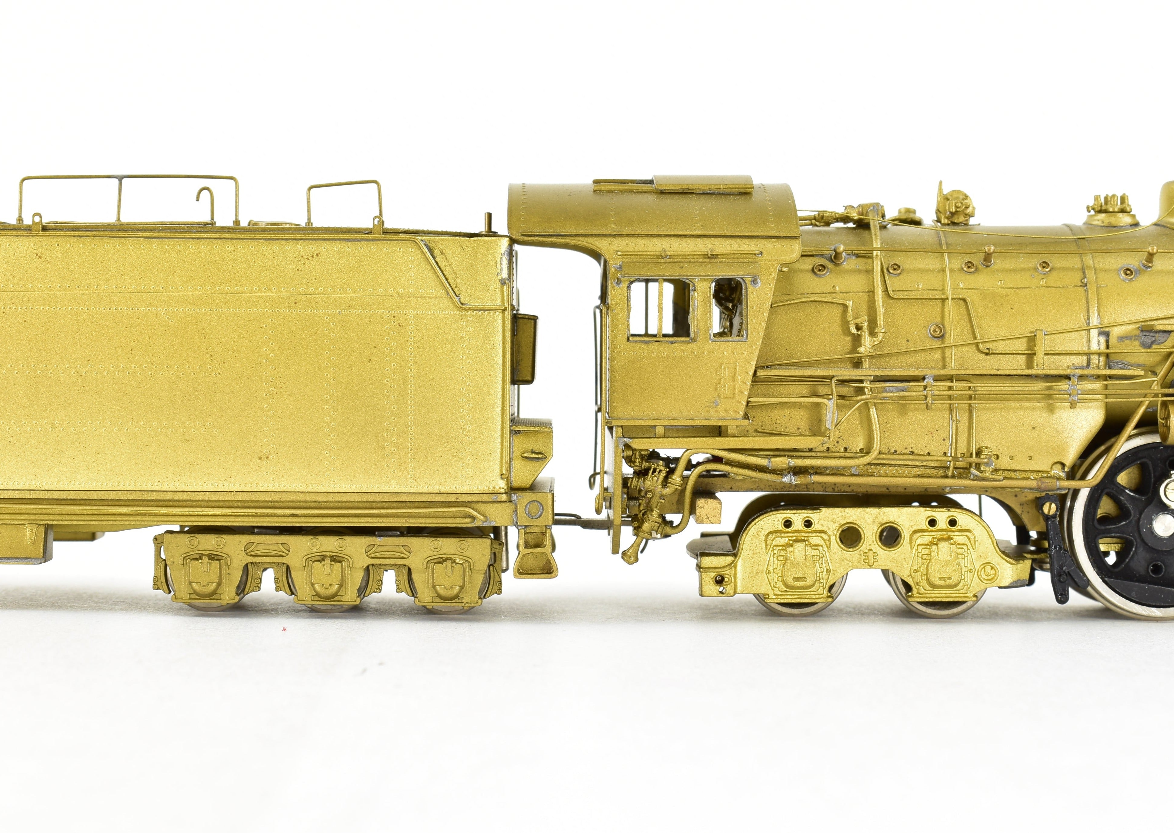 High - Quality HO Scale Brass Key Imports ATSF - Santa Fe 3450 Class 4 - 6 - 4 Modernized Model Train