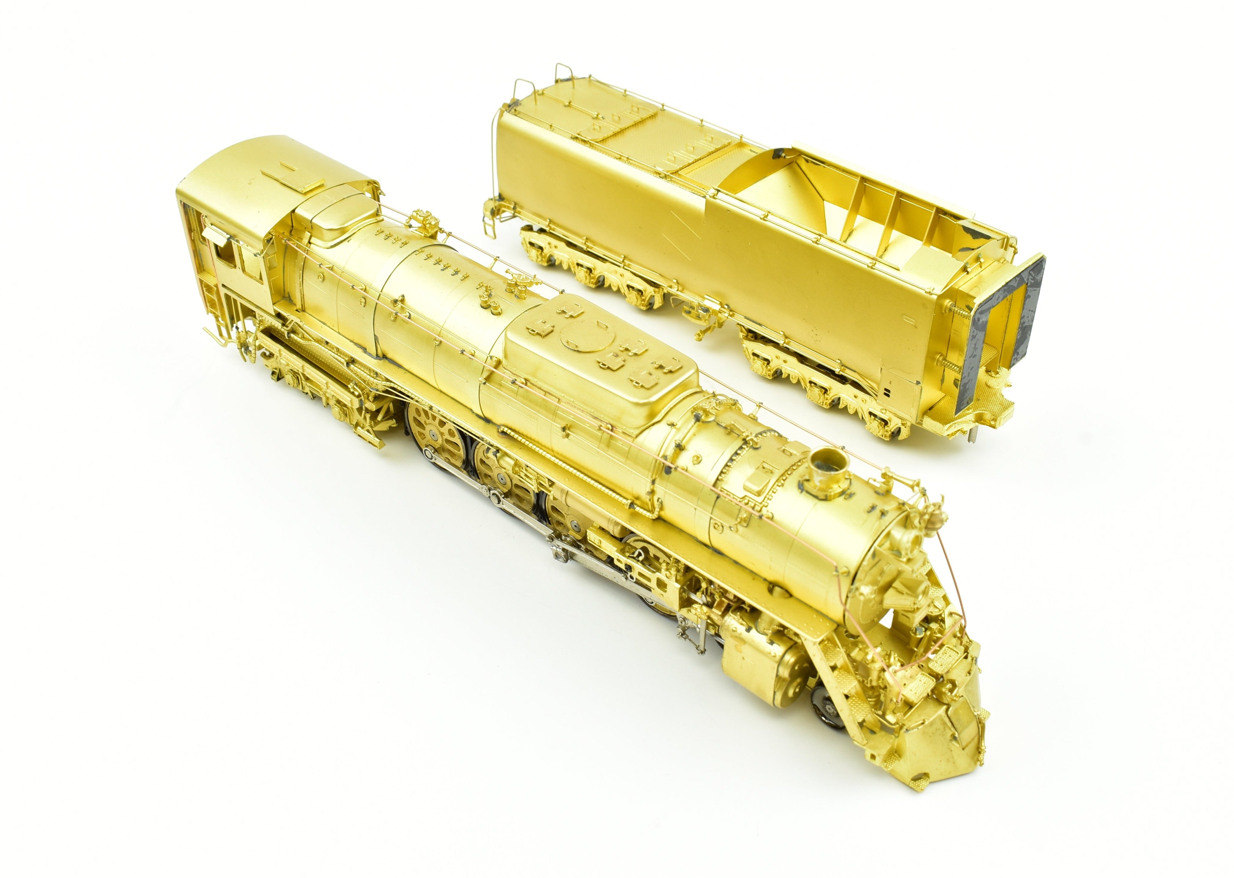 HO Scale Brass Model Train - Overland Models, Inc. MILW - Milwaukee Road S-3 4-8-4 Steam Locomotive with Squared Boiler Front
