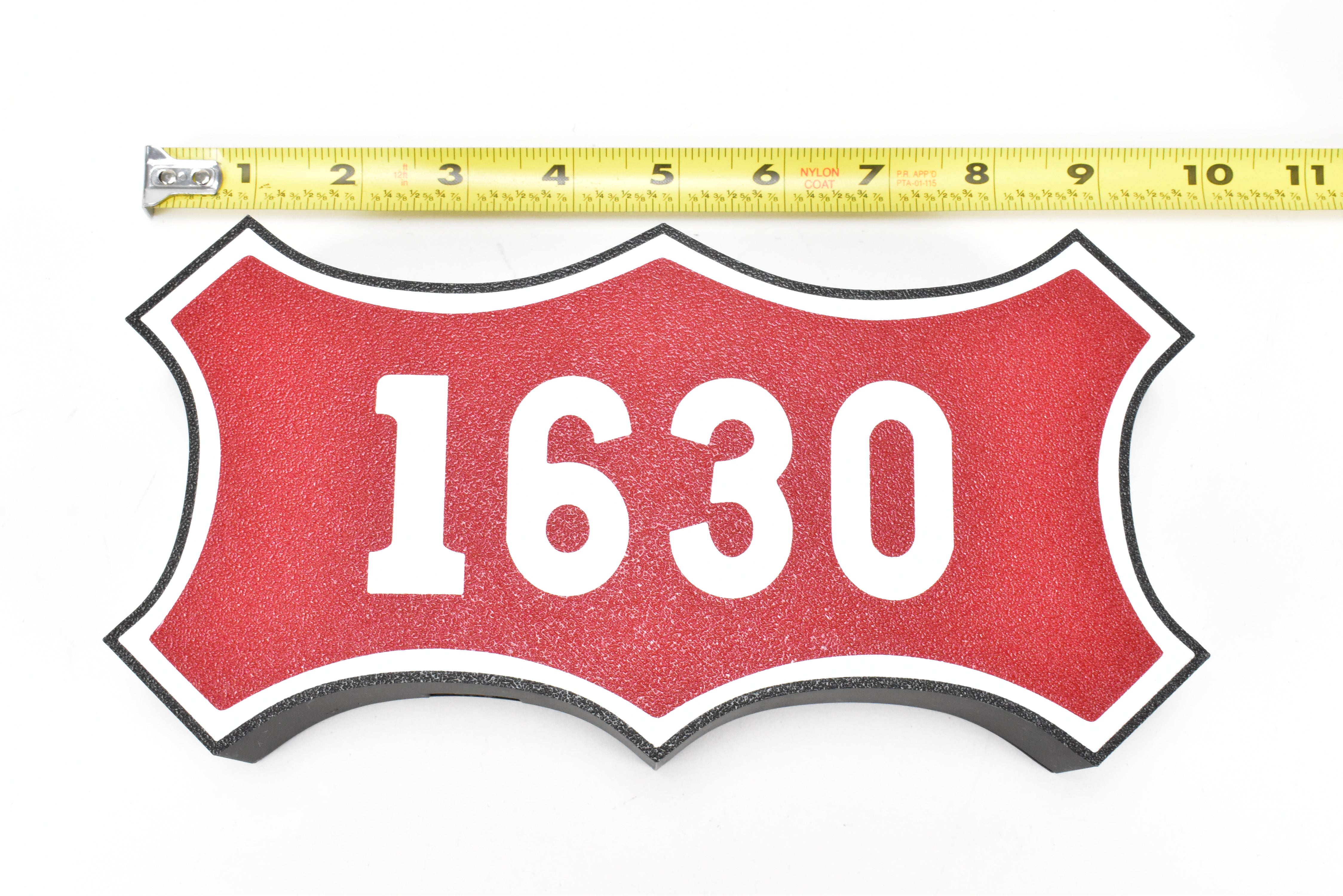 Custom 3D Printed & Illuminated SLSF Frisco #1630 Number Plate Sign