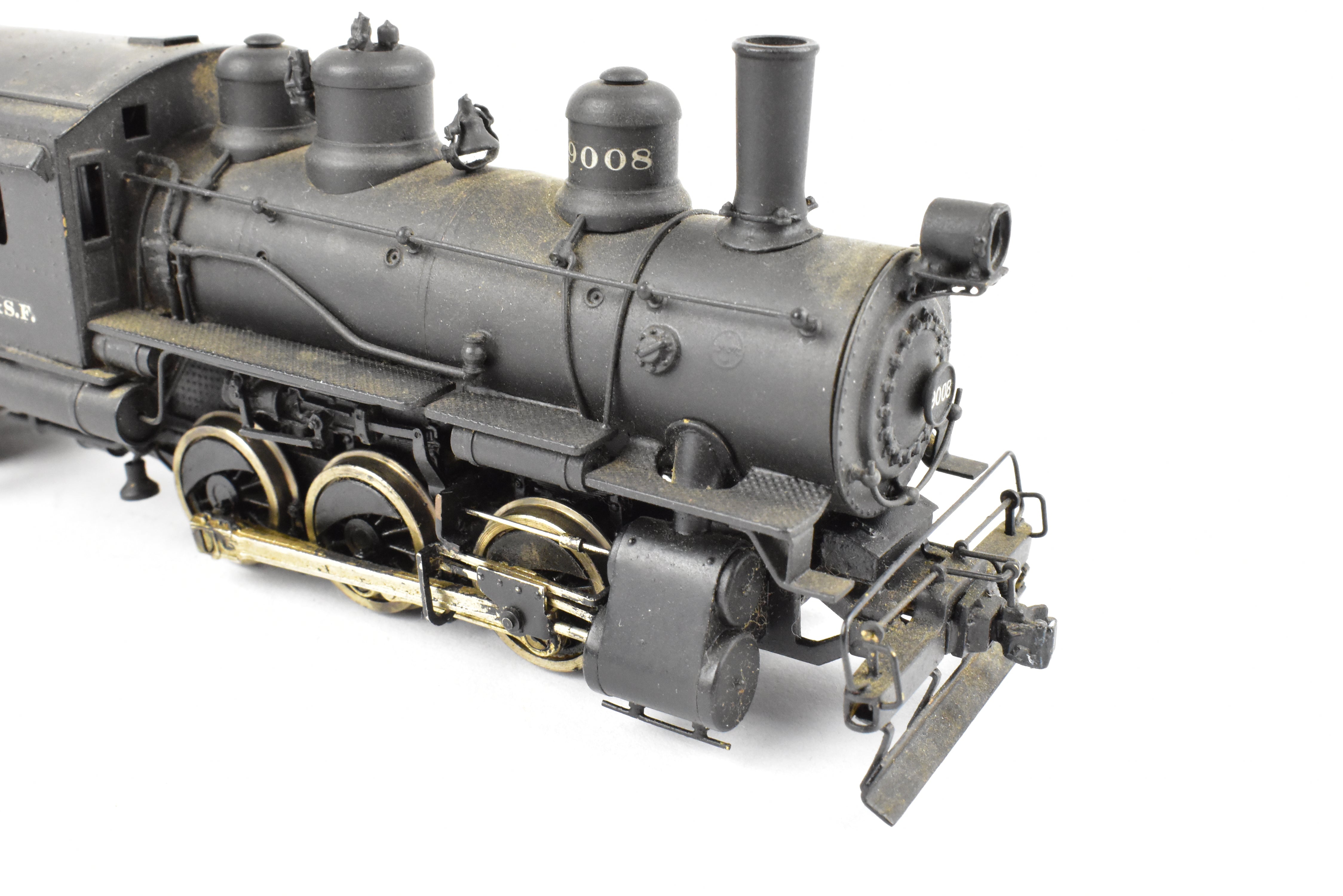HO Scale Brass Balboa ATSF Santa Fe 9000 Class 0-6-0 Switcher #9008 Custom Painted