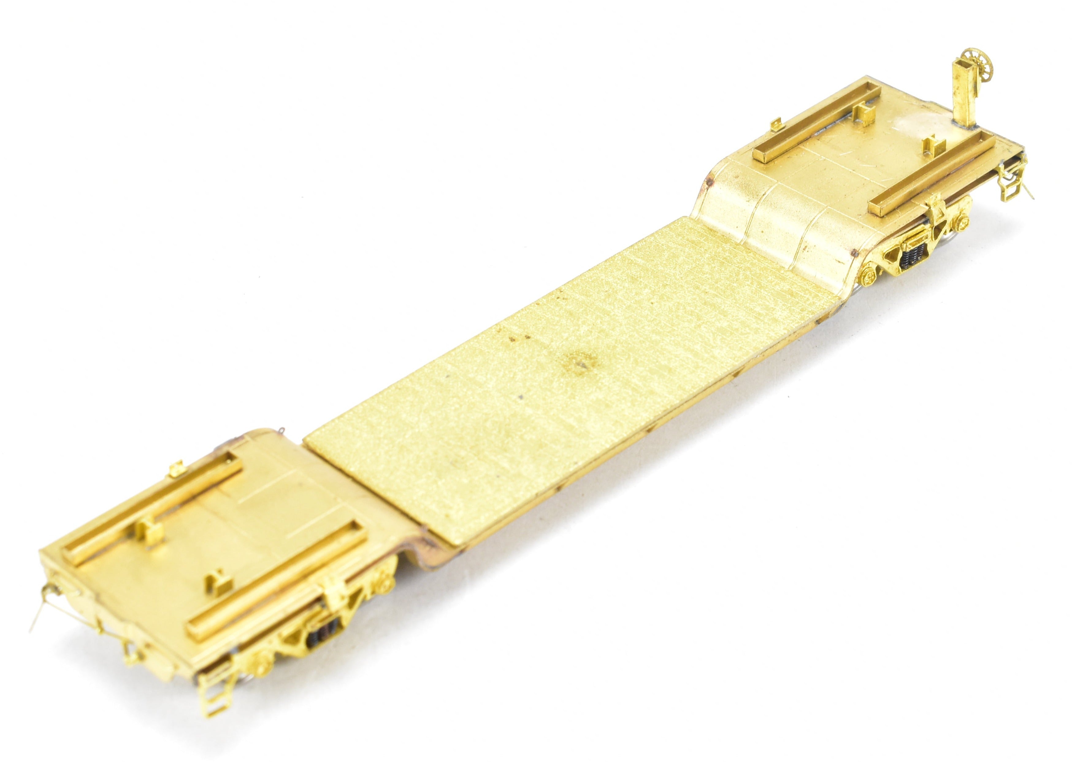 HO Brass 45' Depressed Center Flat Car by OMI - Various Roads