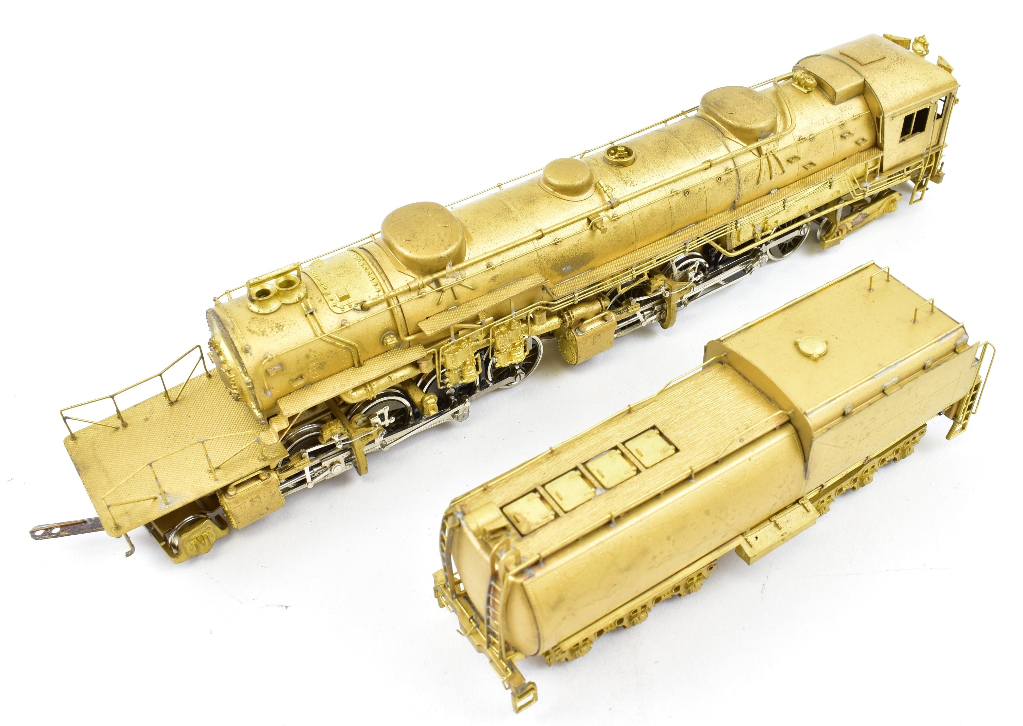 HO Scale Brass Model Train by Westside Model Co., Southern Pacific Class AC - 4 4 - 8 - 8 - 2 Cab Forward Locomotive from 1977 Production Run