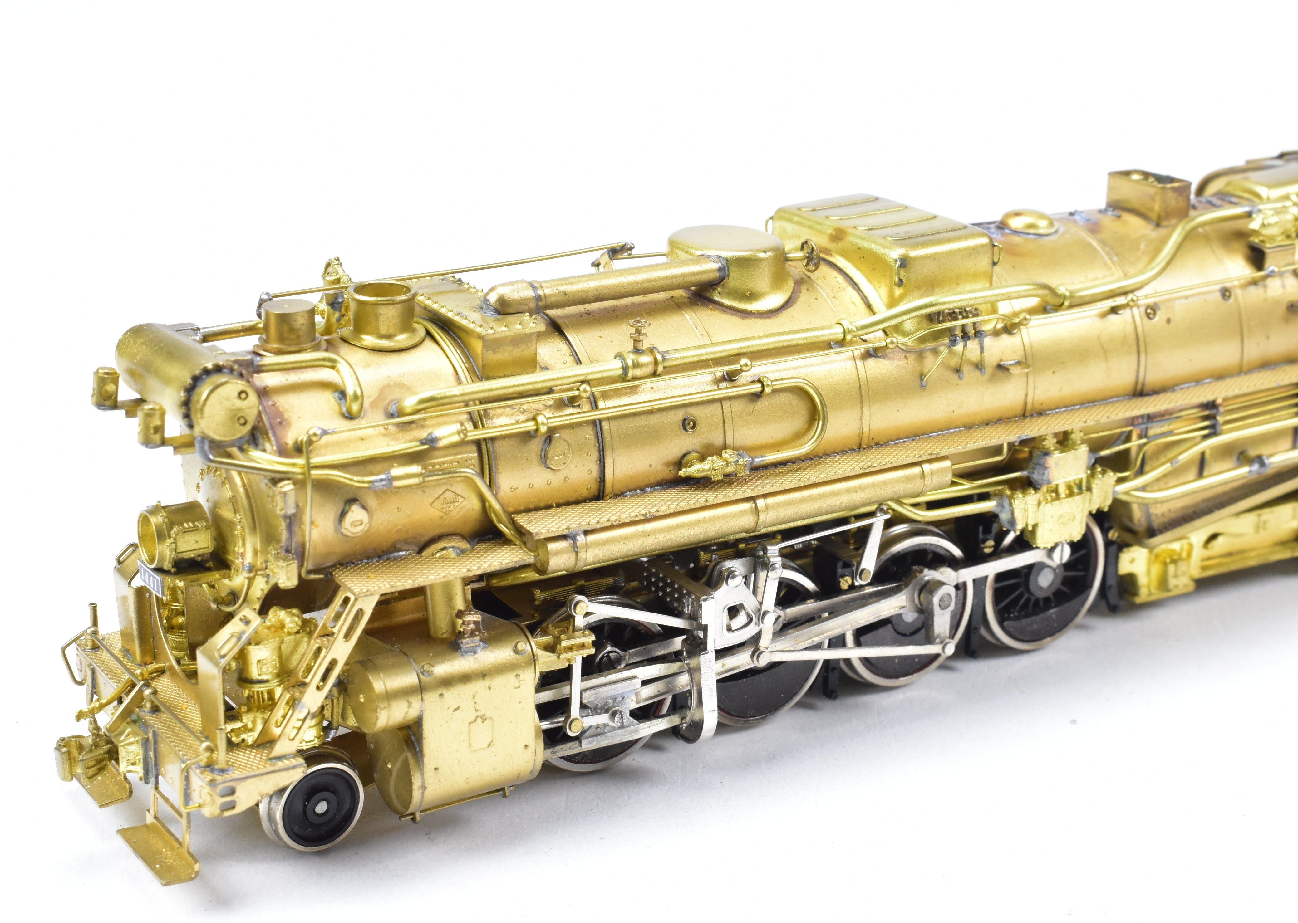 HO Scale Brass NPP Nickel - Plated Boston & Albany Class A - 1b 2 - 8 - 4 with Added Details