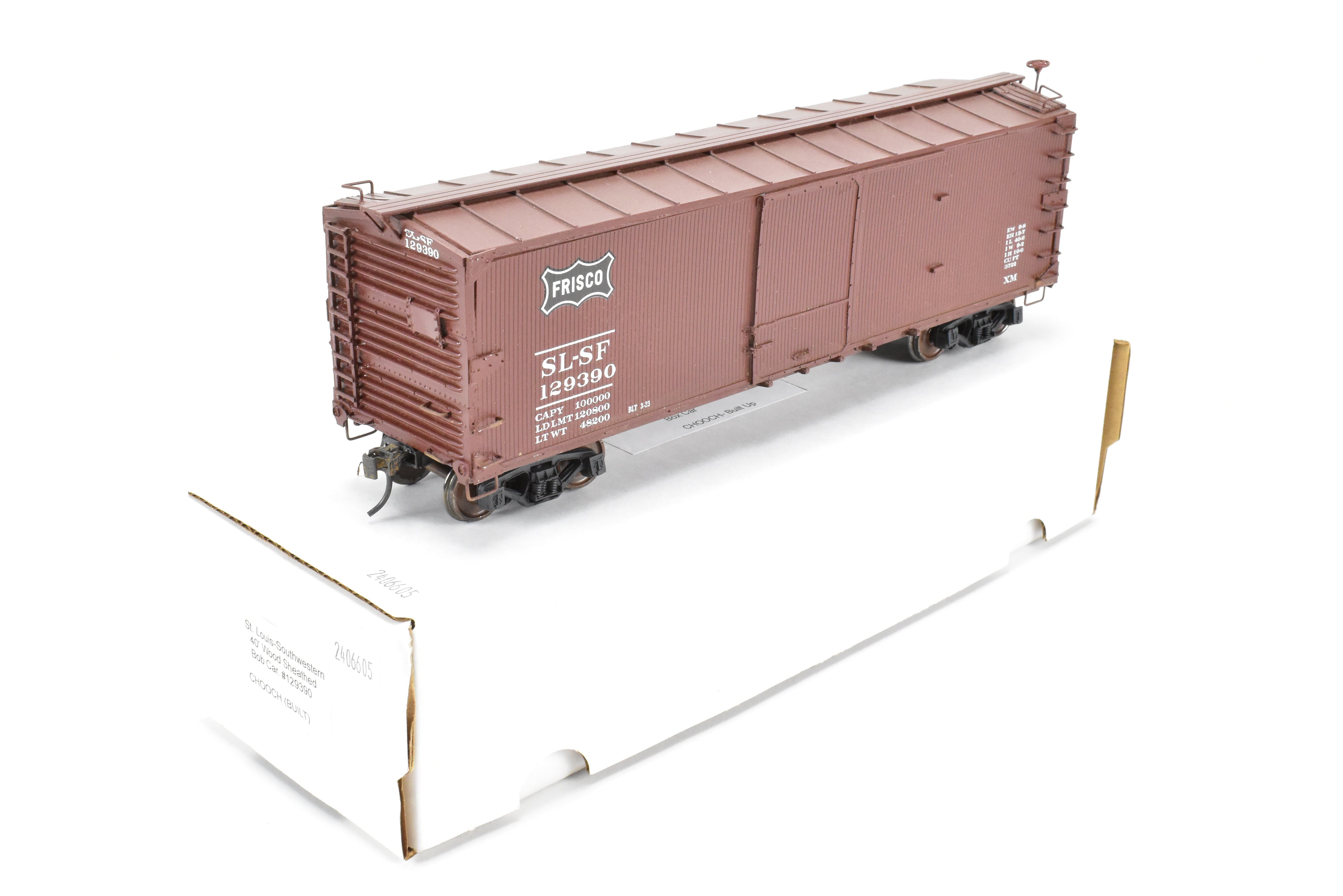 O Scale Chooch Resin Ultra Scale SLSF - Frisco 40' USRA Double Sheathed Ready-to-Run Box Car