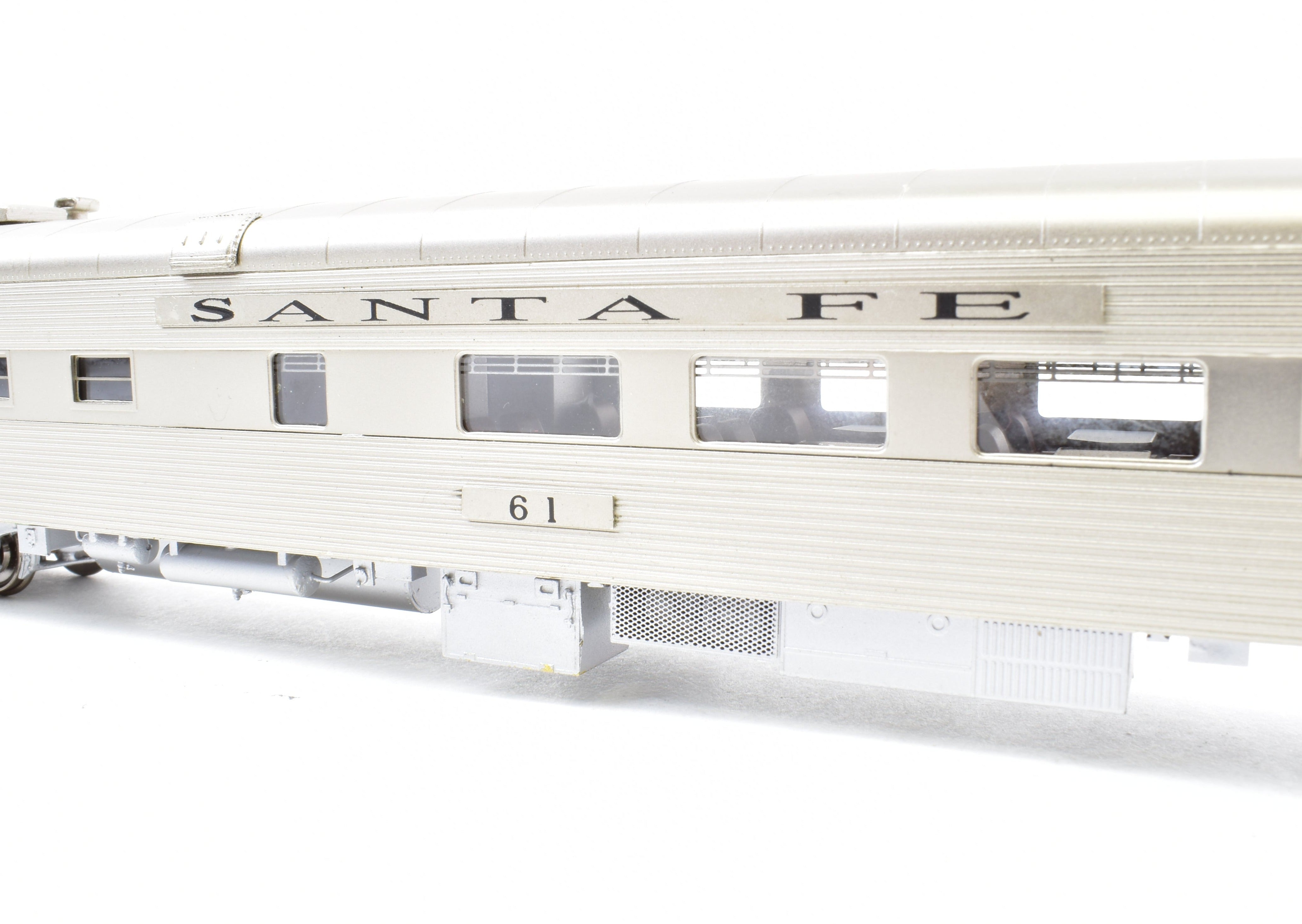 HO Scale Brass ATSF Santa Fe Director's Diner No. 61 Factory Painted & Lettered by Precision Scale Co.