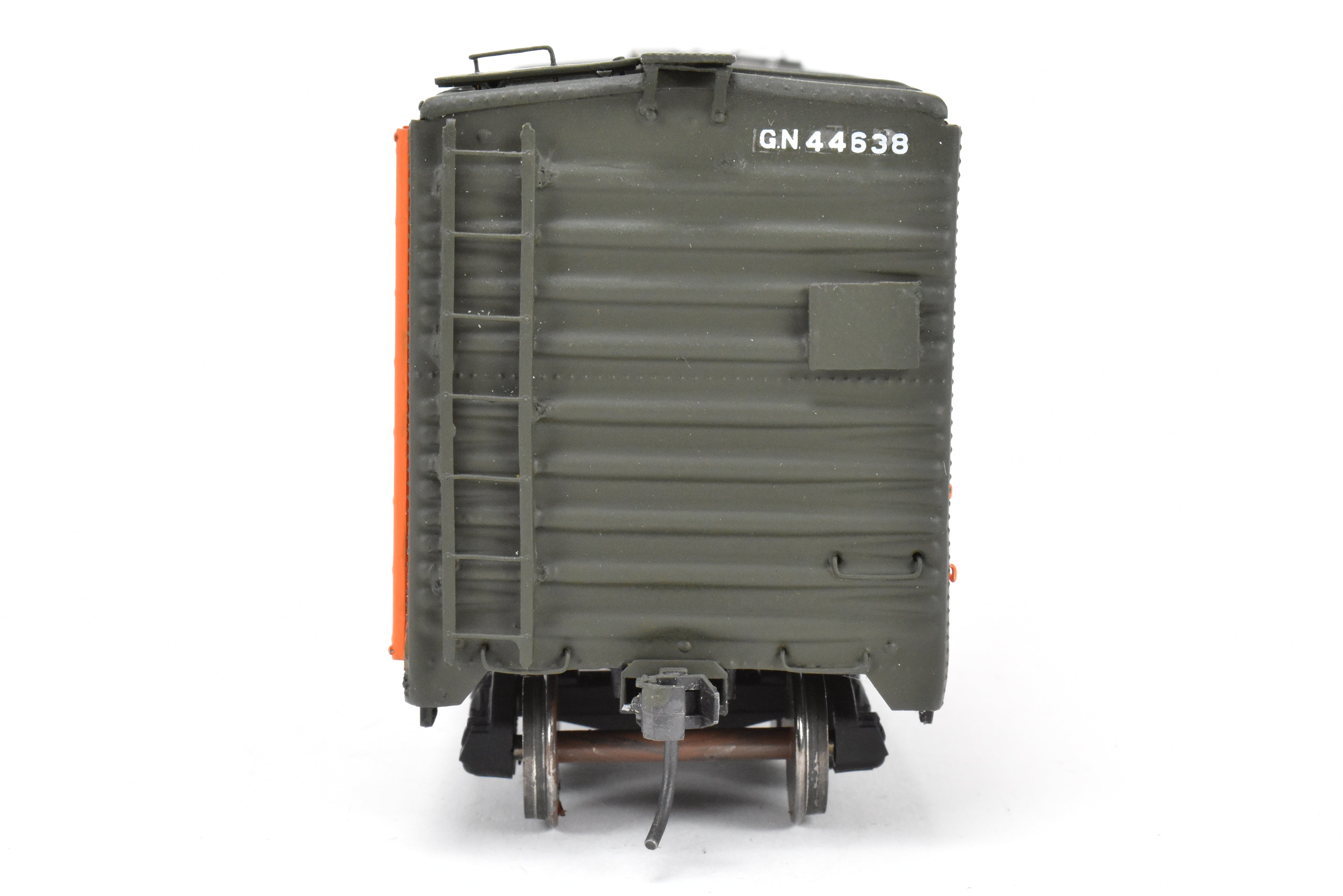O Scale Metal GN - Great Northern 40' Plywood Boxcar with Excellent Build and Custom Paint