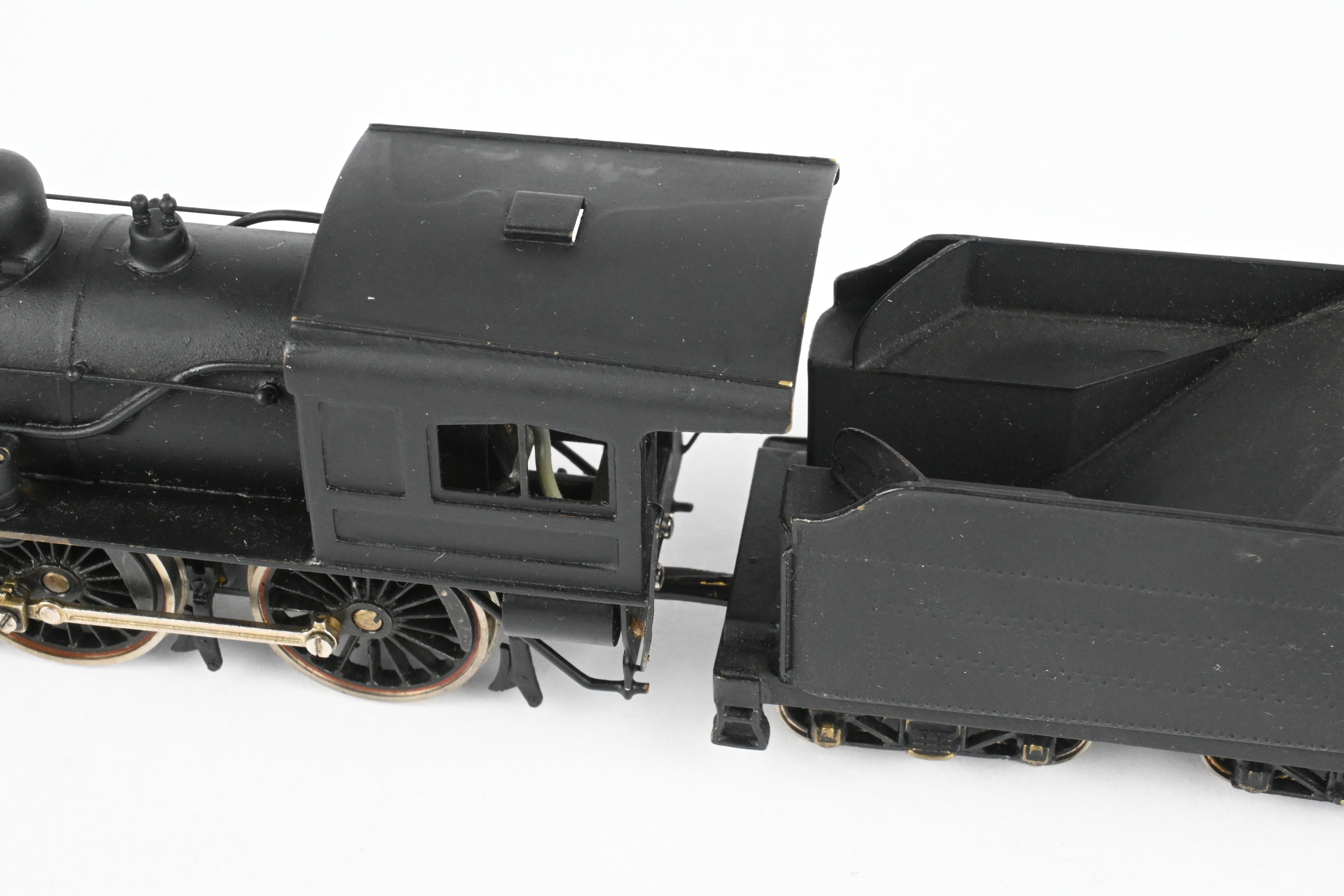 HO Scale Brass Ken Kidder Lake Shore & Michigan Southern (LS&MS) - New York Central (NYC) 4-6-0 Custom Painted and Unlettered Model Train