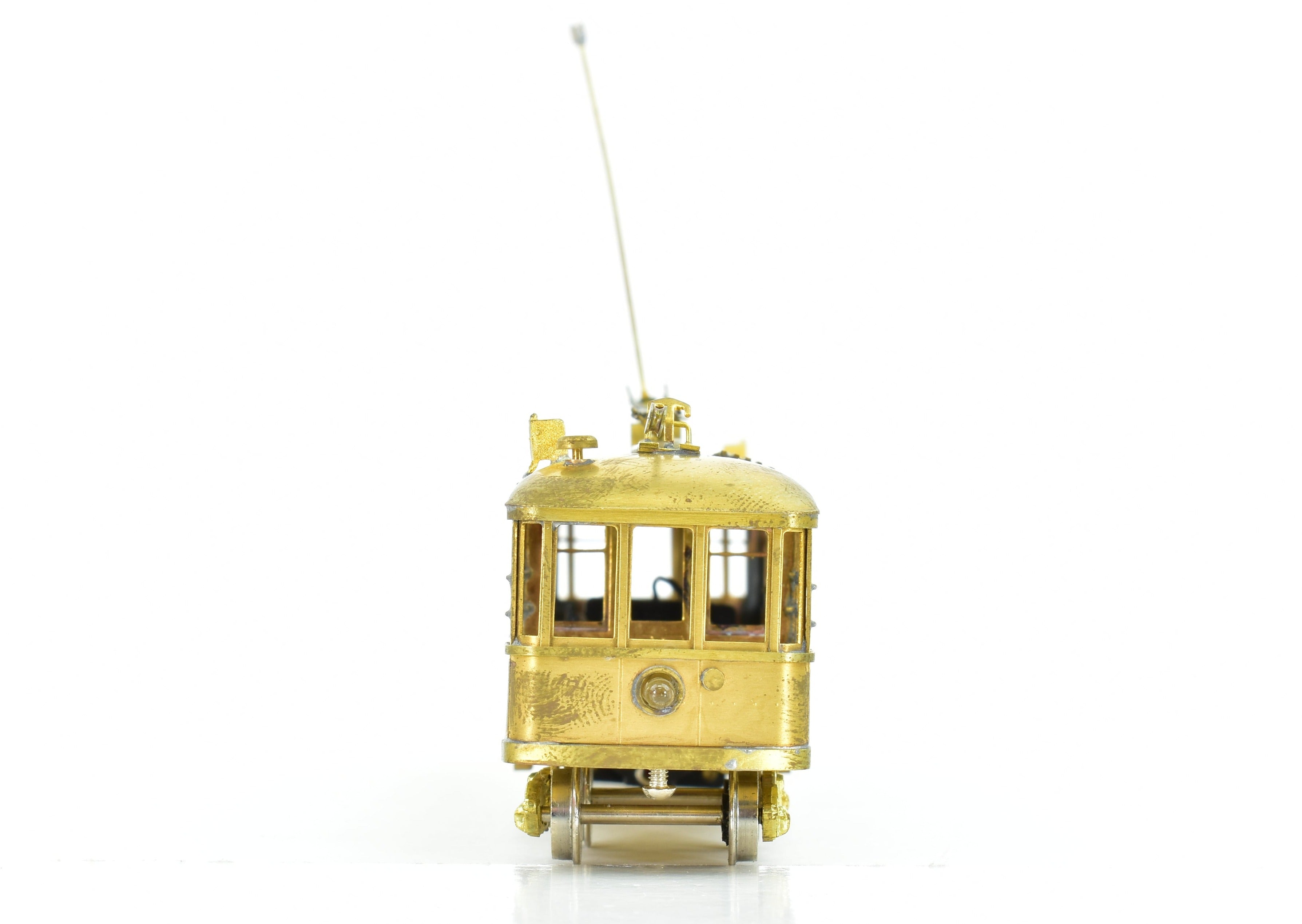 HO Scale Brass Los Angeles Railway Type CE Streetcar by S. Soho & Co. LARY - Sold As Is Condition