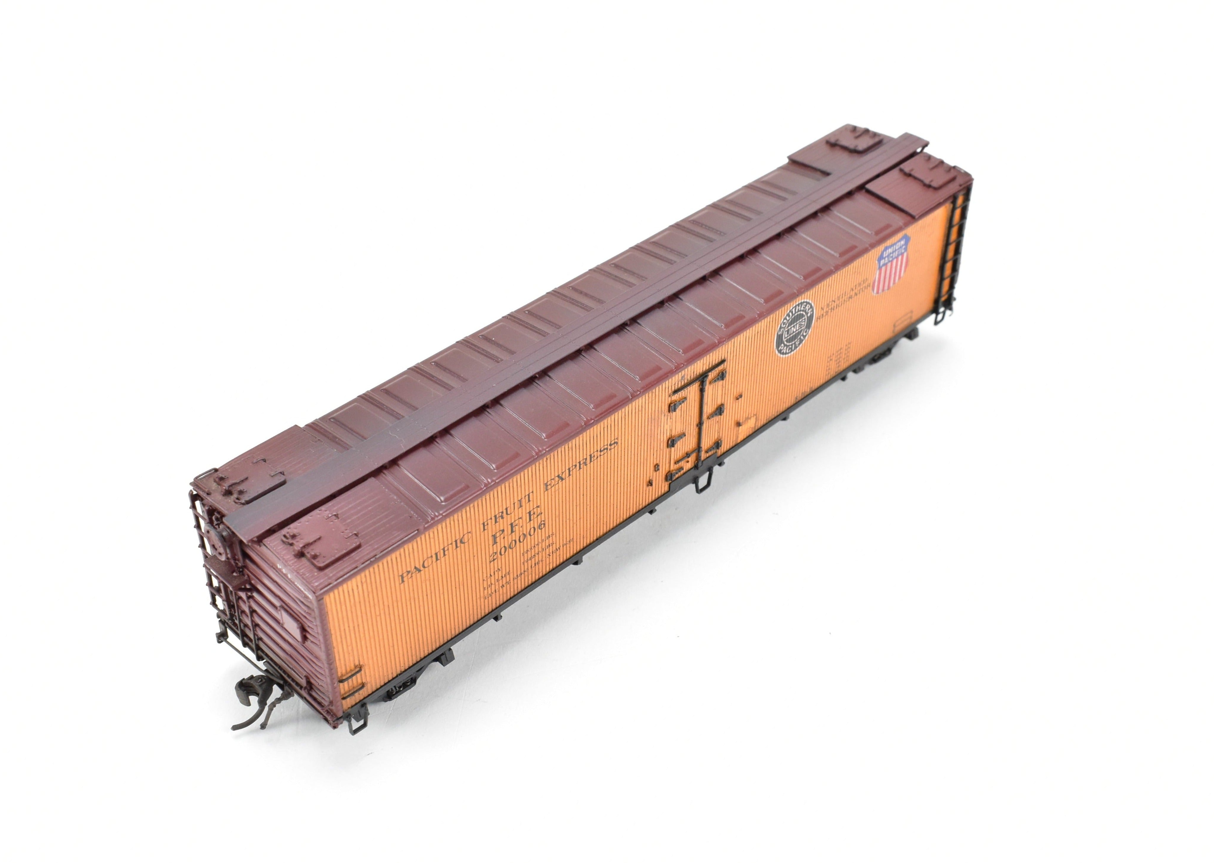 HO Brass Precision Scale Co. 52' R-70-2 Ice Refrigerator Car FP 200006 Weathered